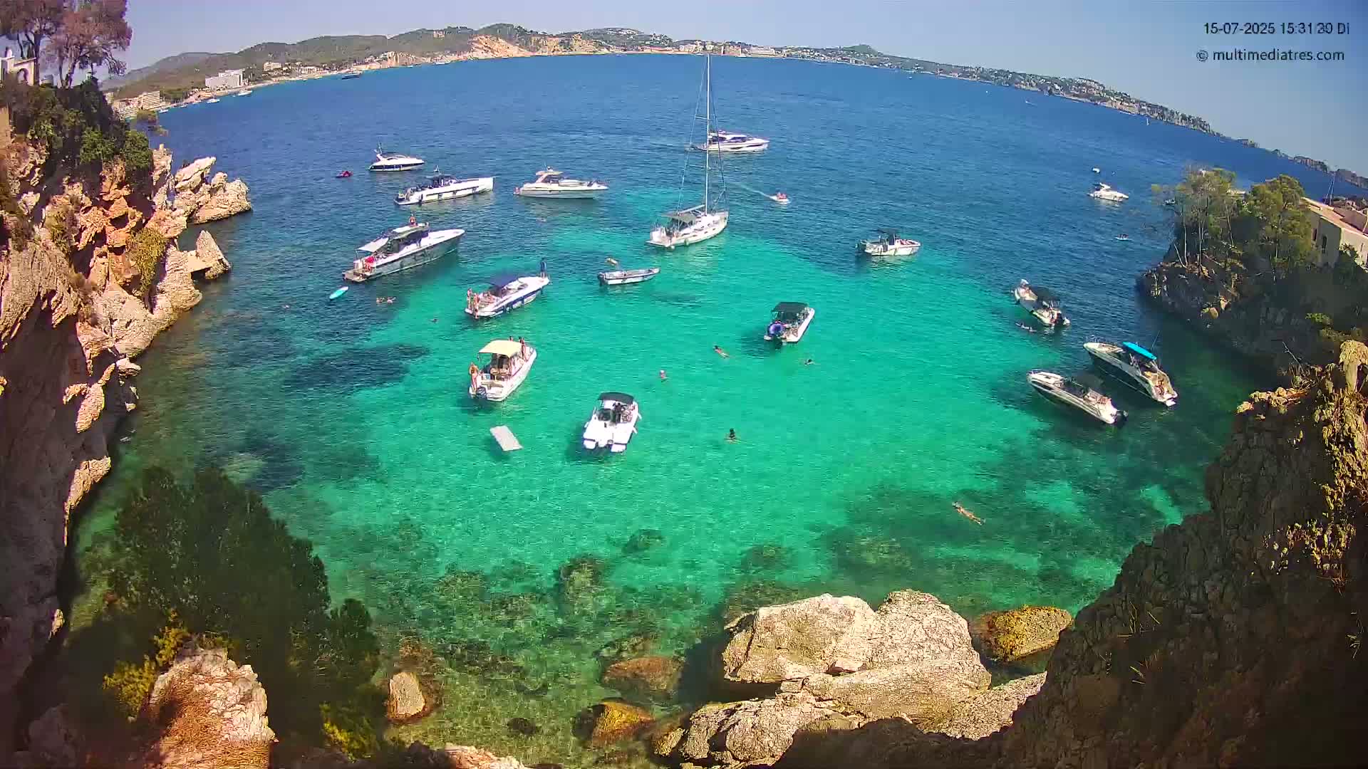 Mallorca Cala Fornells Bay  Live Cam - Balearic Islands, Spain