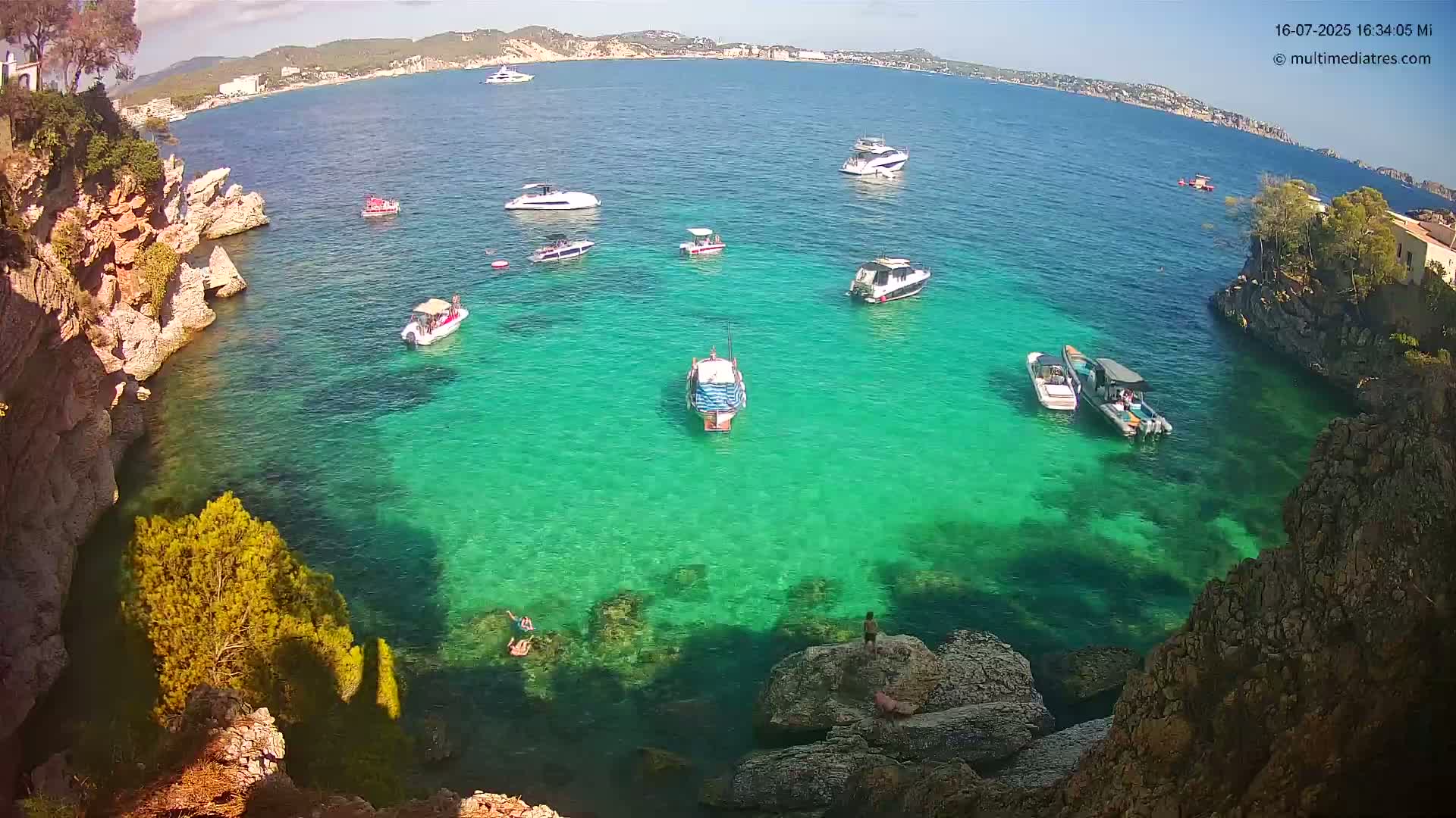 Mallorca Cala Fornells Bay  Live Cam - Balearic Islands, Spain