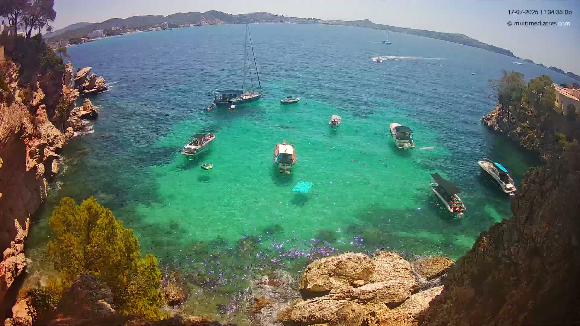 Mallorca Cala Fornells Bay  Live Cam - Balearic Islands, Spain
