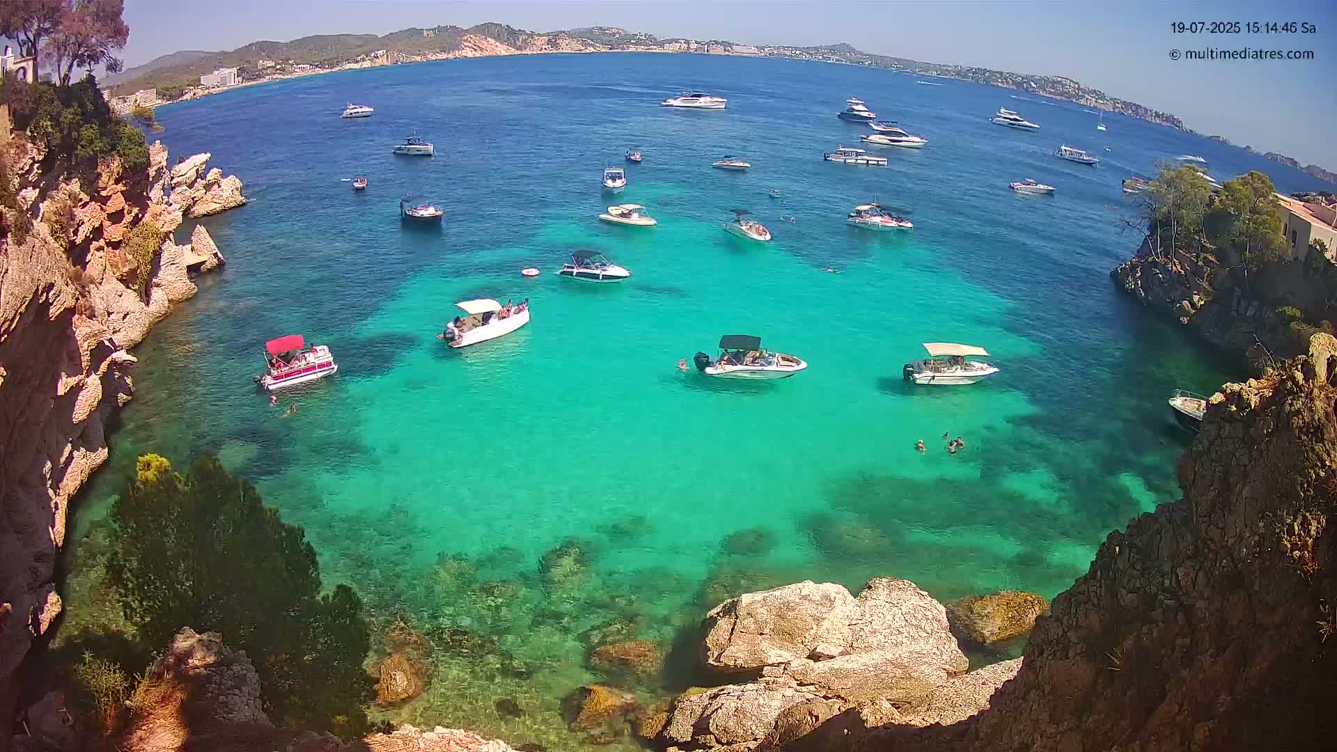 Mallorca Cala Fornells Bay  Live Cam - Balearic Islands, Spain