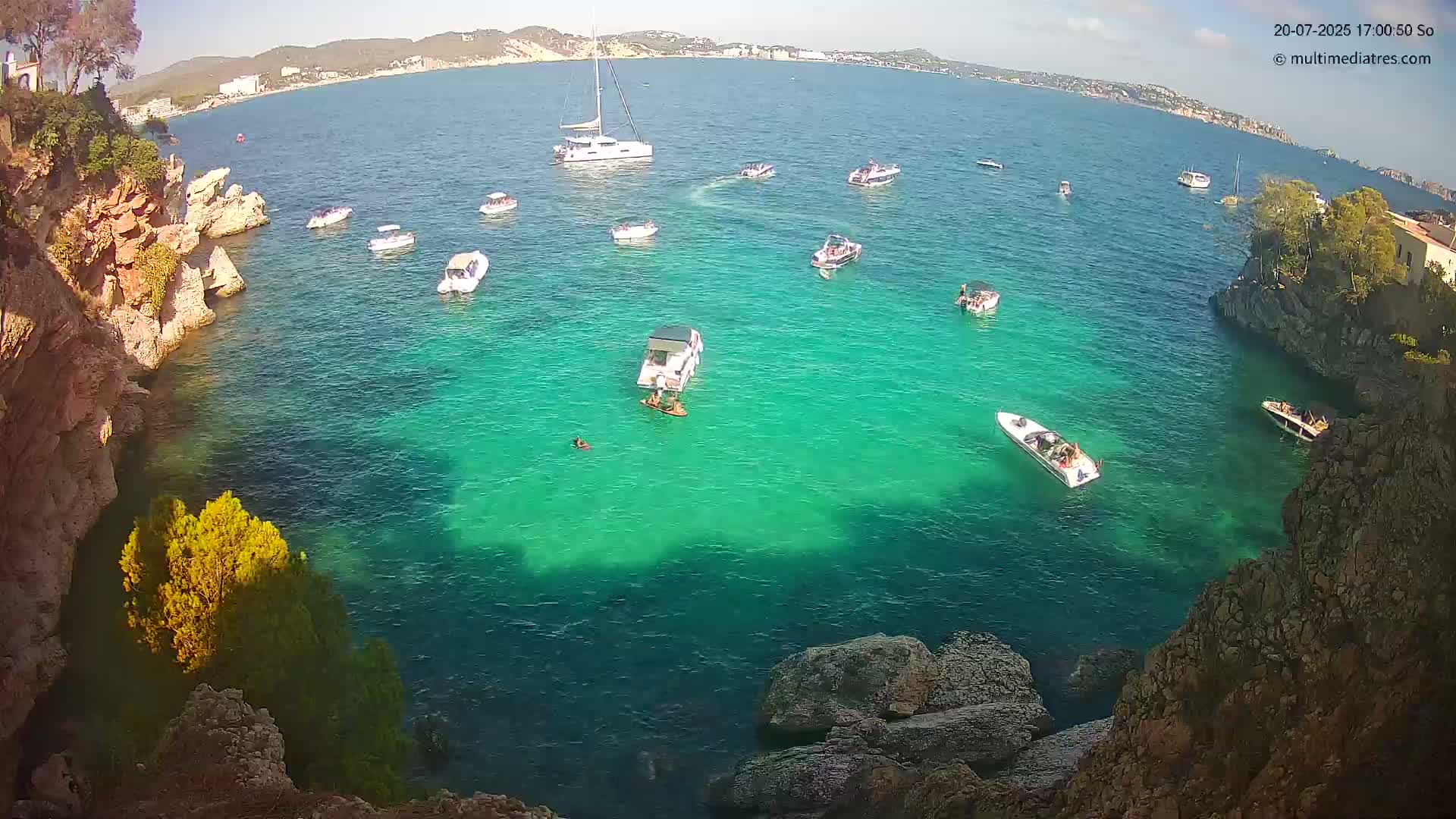 Mallorca Cala Fornells Bay  Live Cam - Balearic Islands, Spain