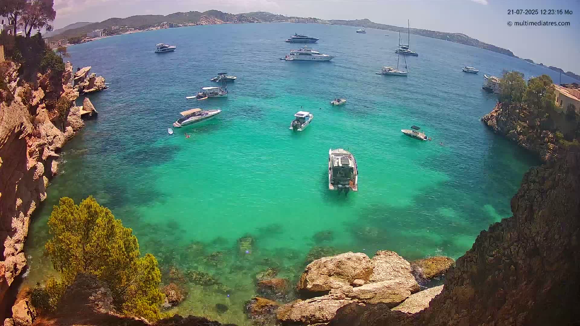 Mallorca Cala Fornells Bay  Live Cam - Balearic Islands, Spain