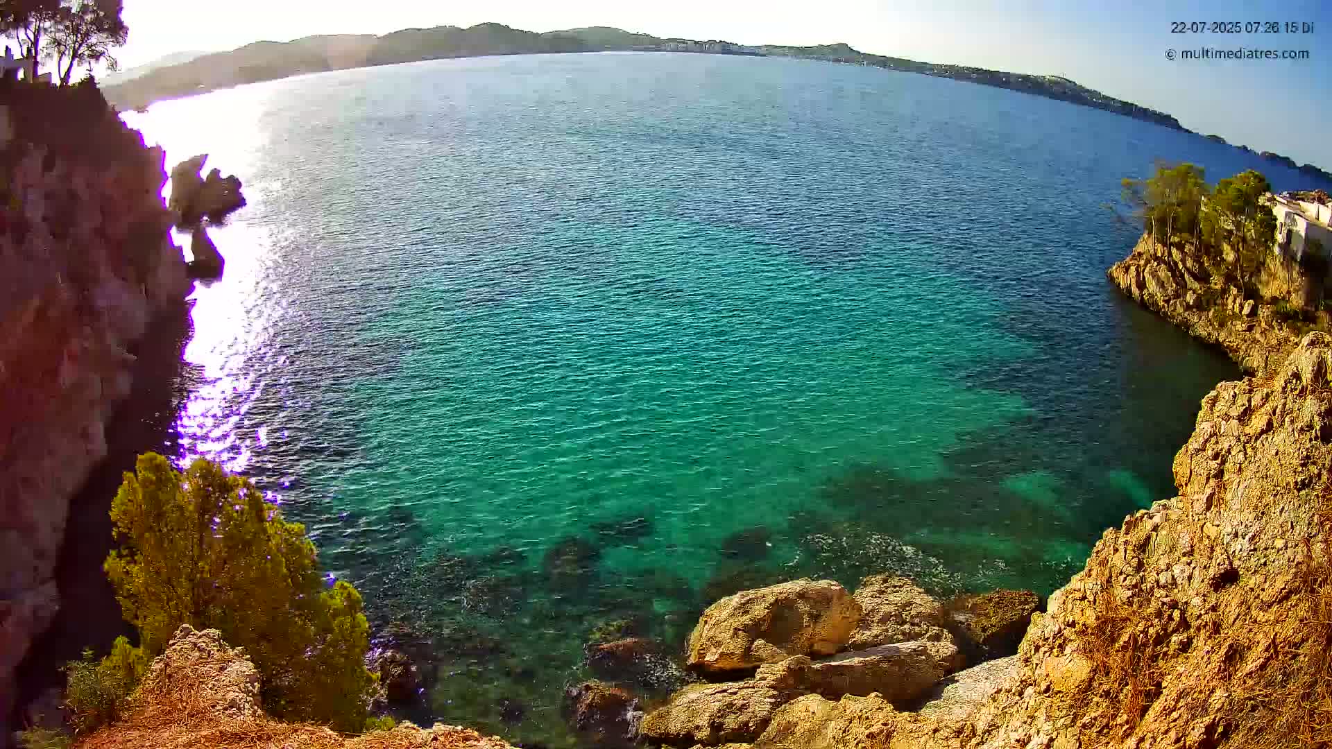 Mallorca Cala Fornells Bay  Live Cam - Balearic Islands, Spain