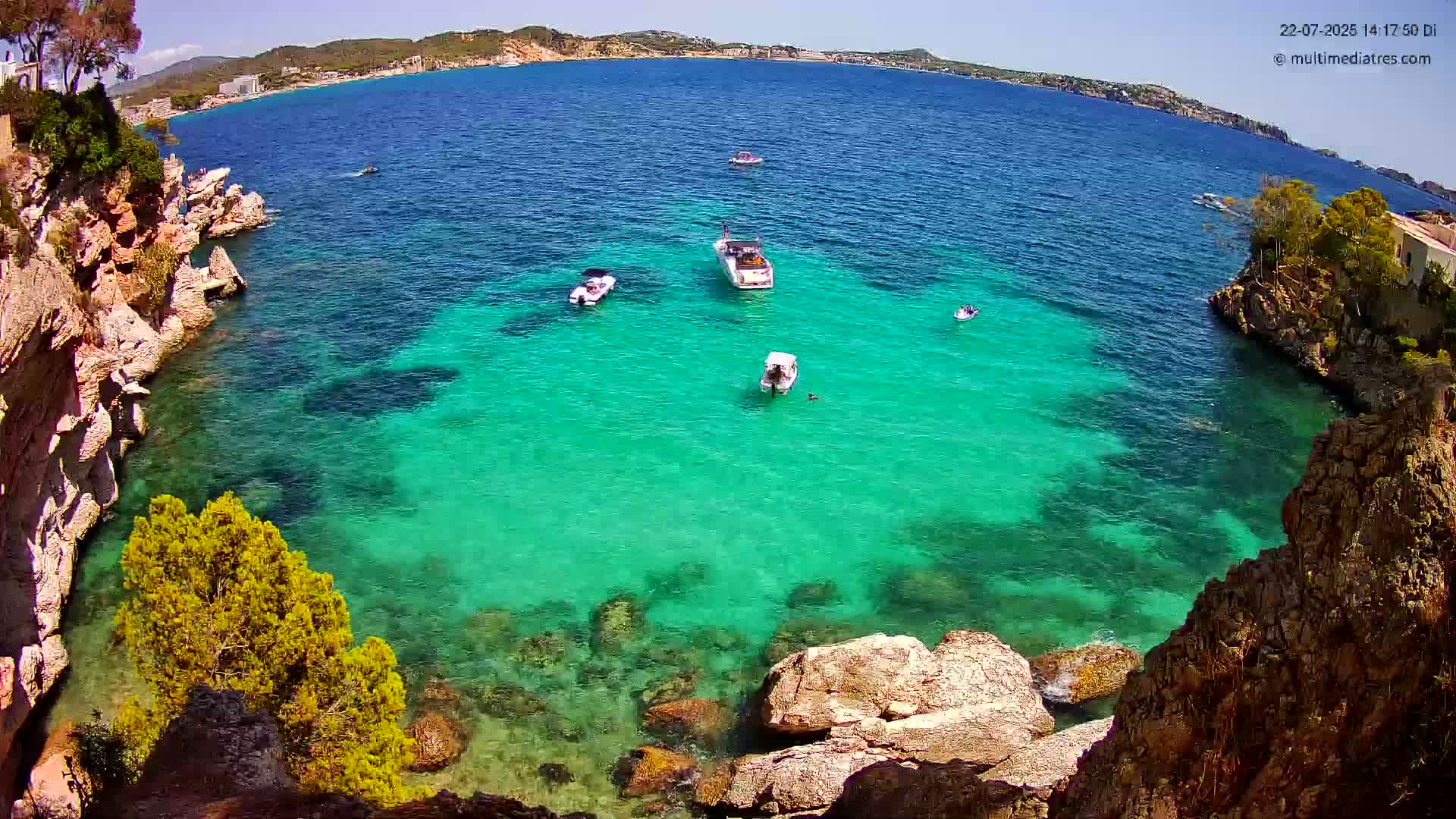 Mallorca Cala Fornells Bay  Live Cam - Balearic Islands, Spain