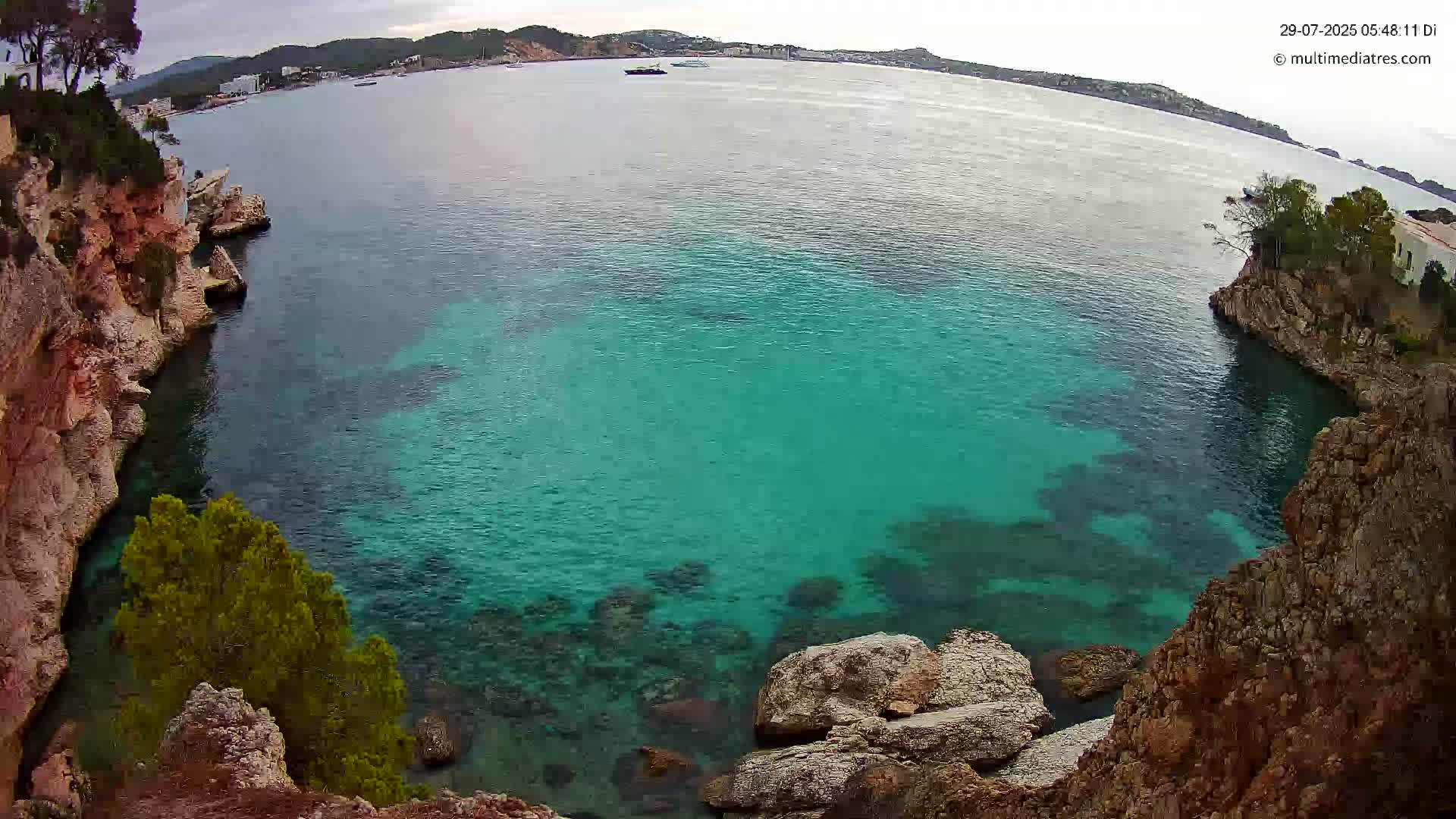 Mallorca Cala Fornells Bay  Live Cam - Balearic Islands, Spain