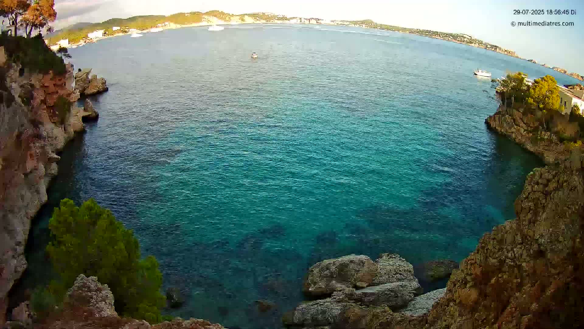 Mallorca Cala Fornells Bay  Live Cam - Balearic Islands, Spain
