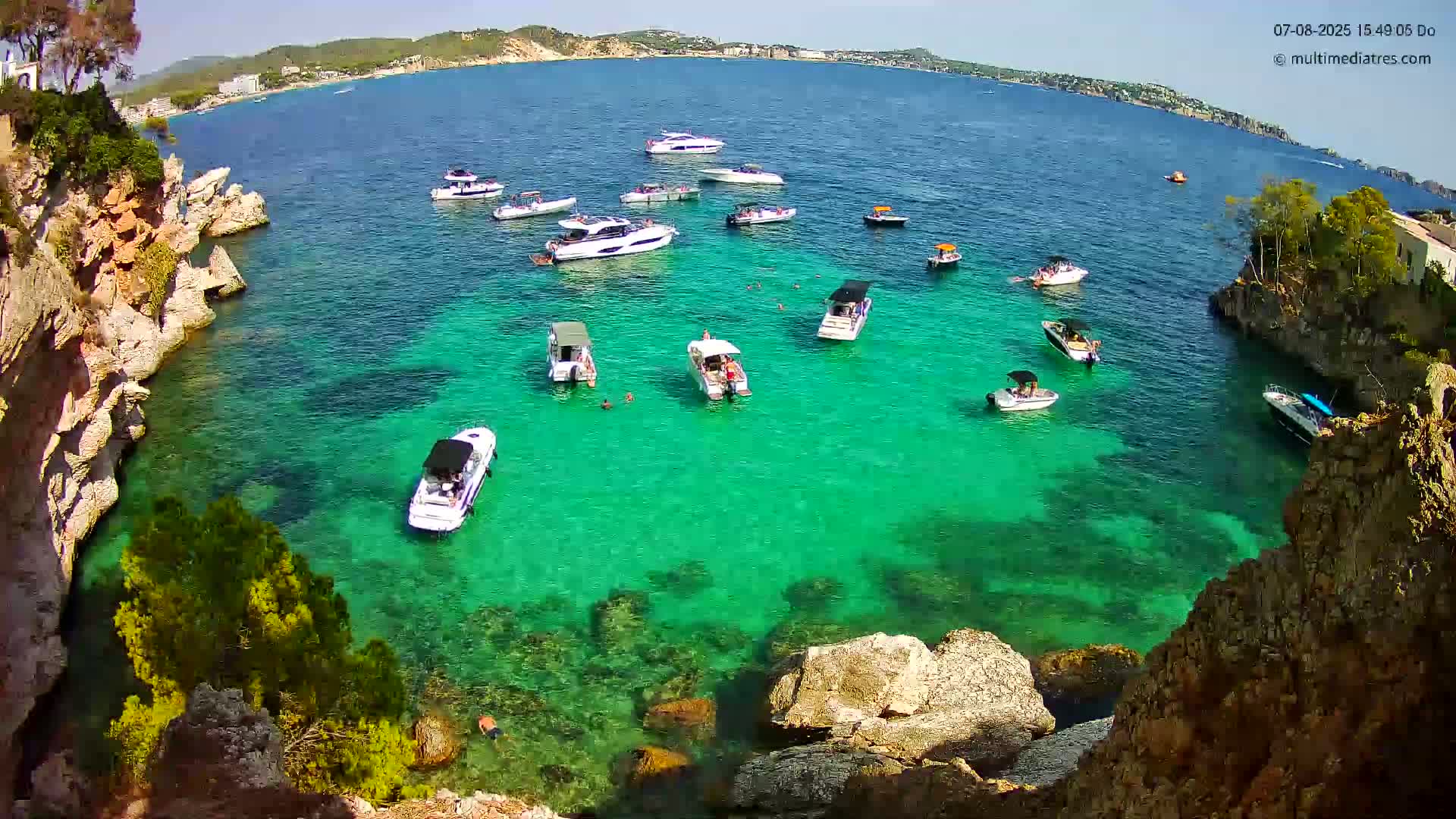 Mallorca Cala Fornells Bay  Live Cam - Balearic Islands, Spain