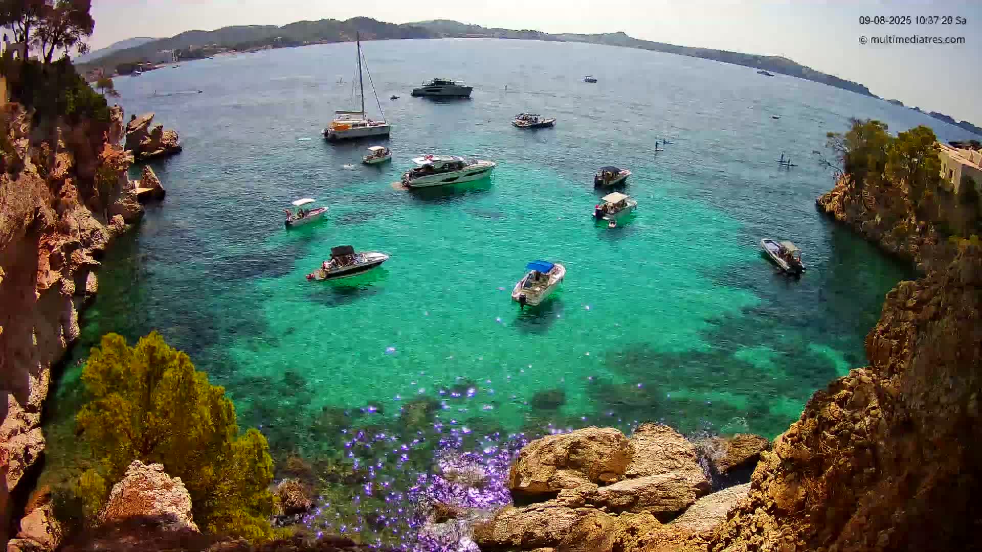 Mallorca Cala Fornells Bay  Live Cam - Balearic Islands, Spain