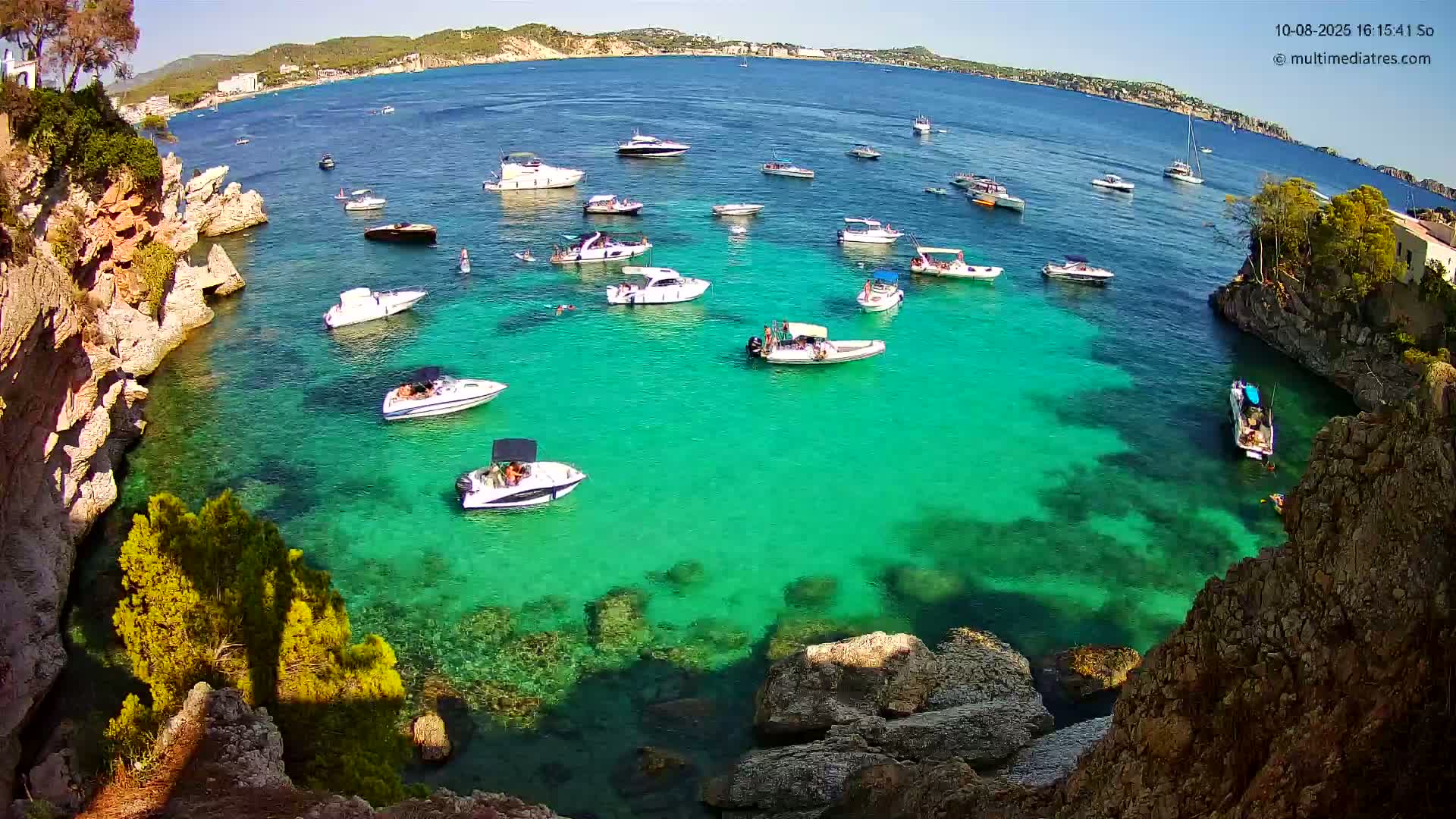 Mallorca Cala Fornells Bay  Live Cam - Balearic Islands, Spain