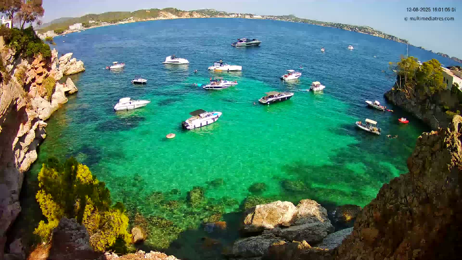 Mallorca Cala Fornells Bay  Live Cam - Balearic Islands, Spain