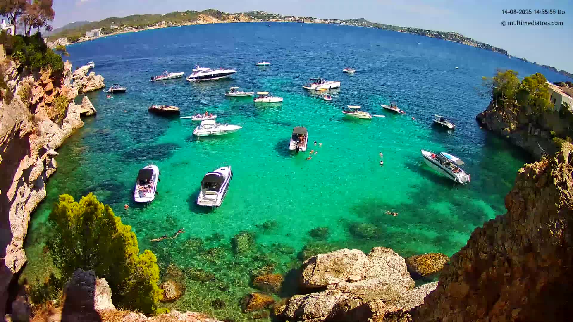 Mallorca Cala Fornells Bay  Live Cam - Balearic Islands, Spain