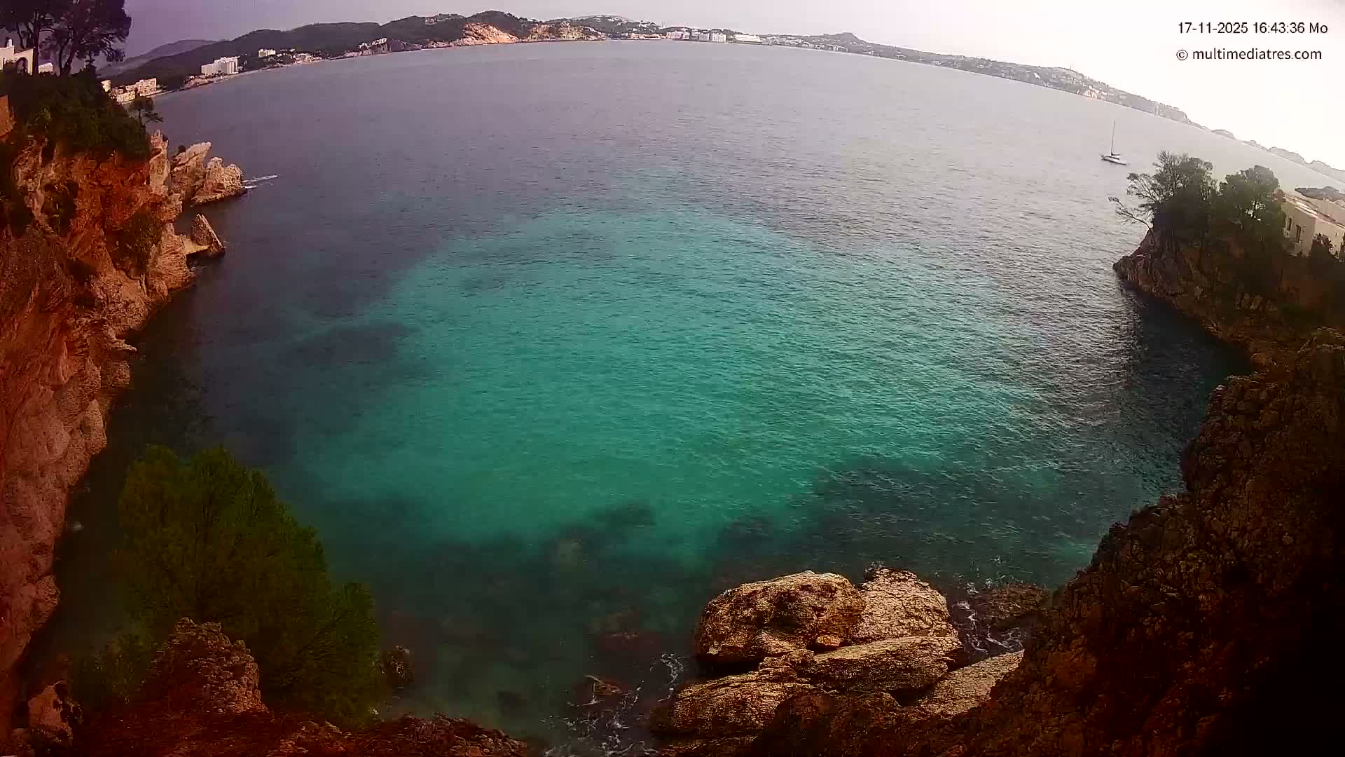 Mallorca Cala Fornells Bay  Live Cam - Balearic Islands, Spain