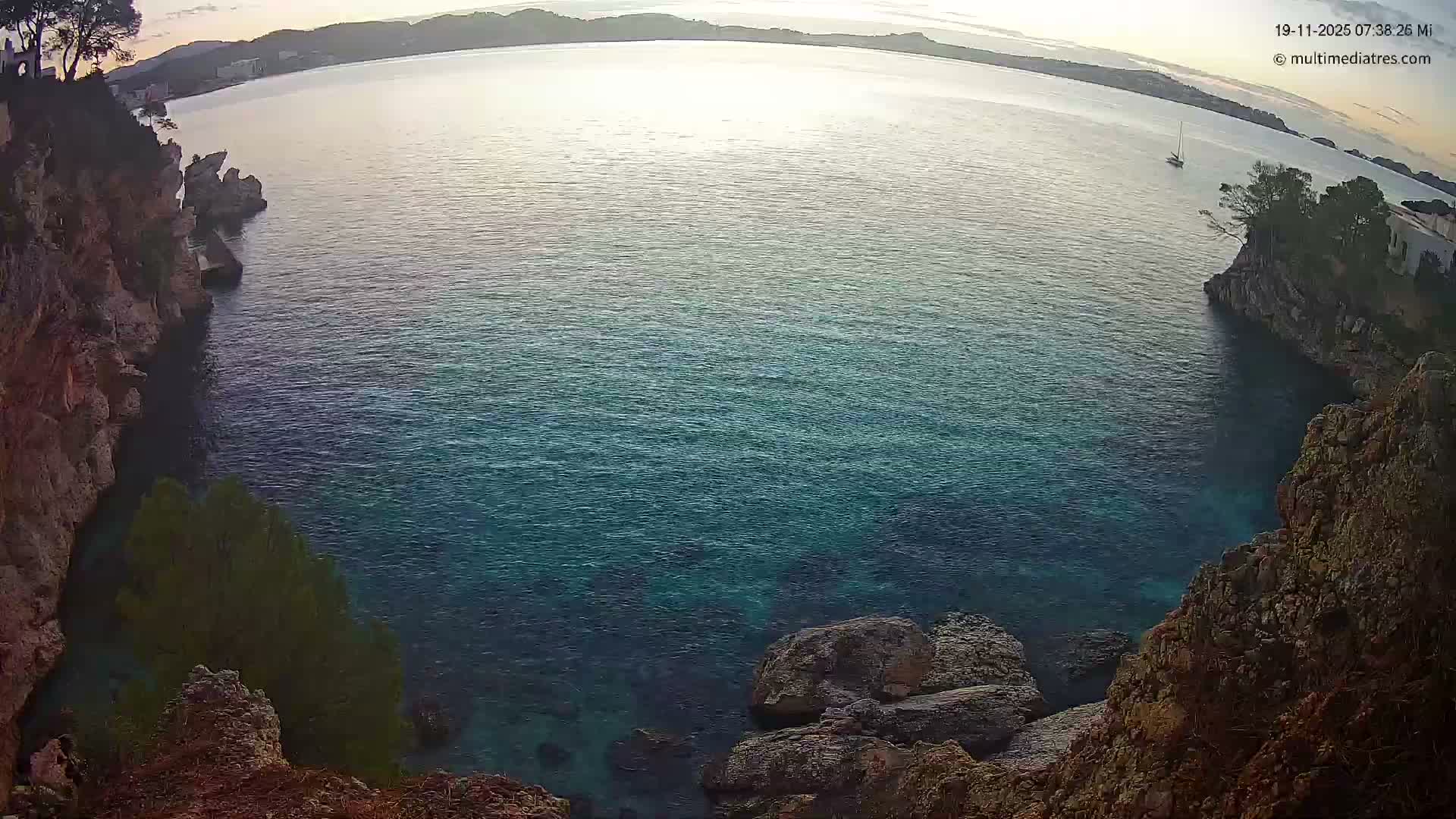 Mallorca Cala Fornells Bay  Live Cam - Balearic Islands, Spain