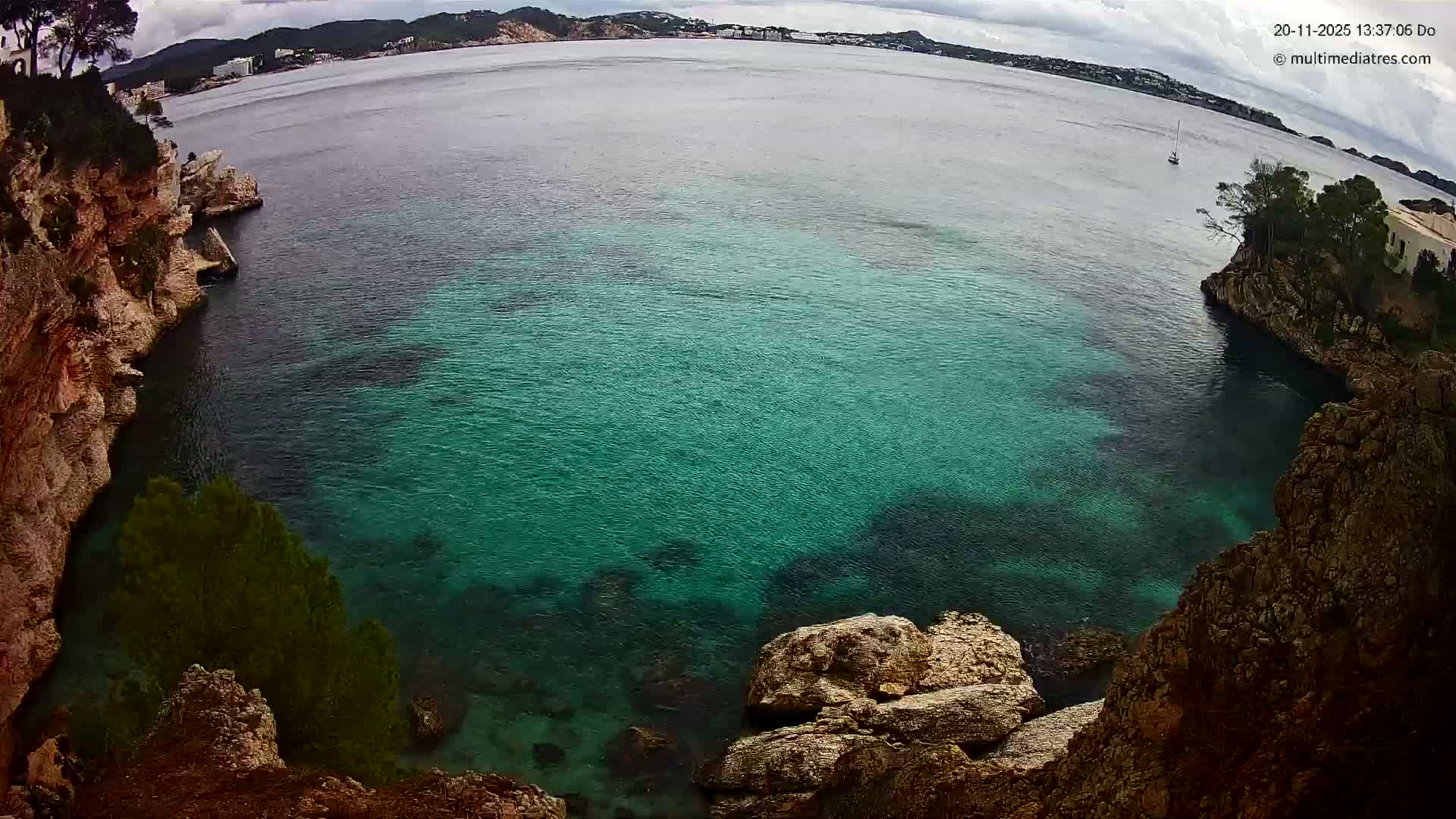 Mallorca Cala Fornells Bay  Live Cam - Balearic Islands, Spain
