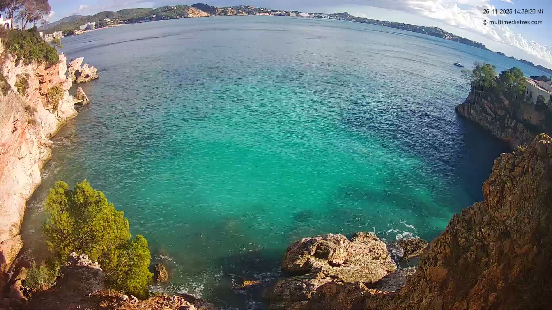 Mallorca Cala Fornells Bay  Live Cam - Balearic Islands, Spain