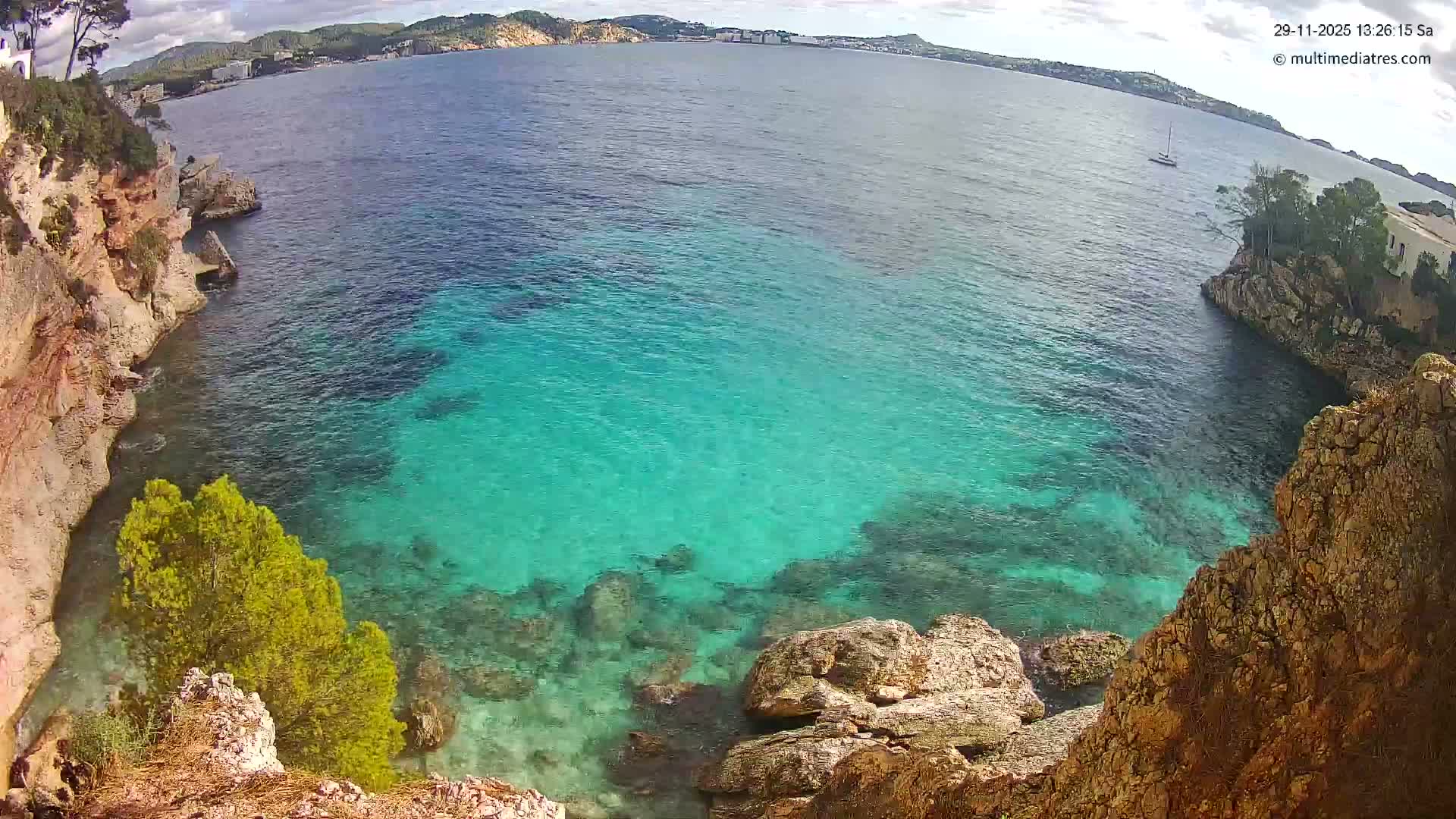 Mallorca Cala Fornells Bay  Live Cam - Balearic Islands, Spain