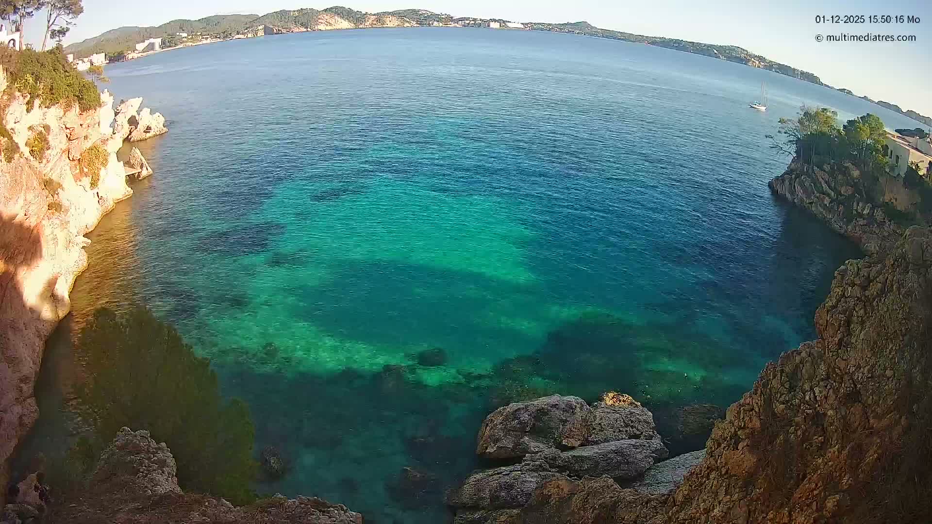 Mallorca Cala Fornells Bay  Live Cam - Balearic Islands, Spain