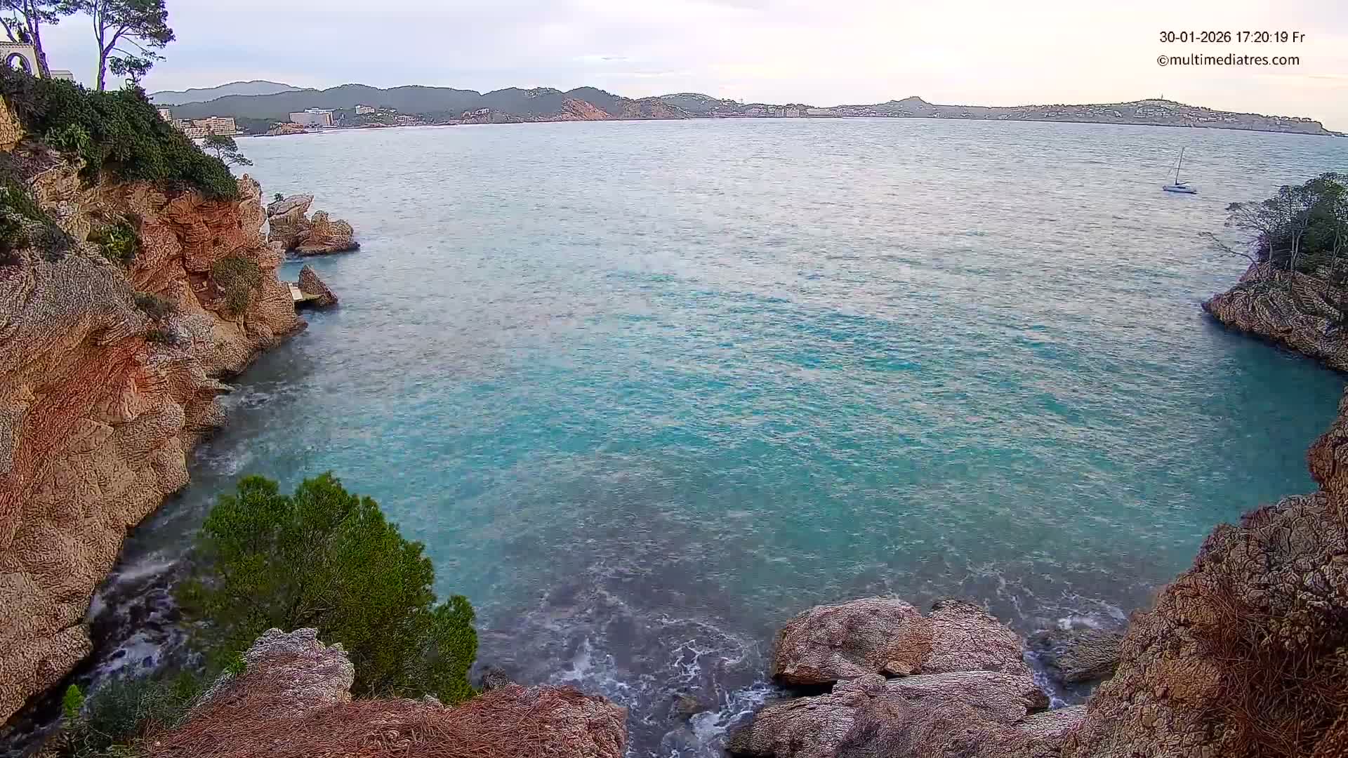 Mallorca Cala Fornells Bay  Live Cam - Balearic Islands, Spain