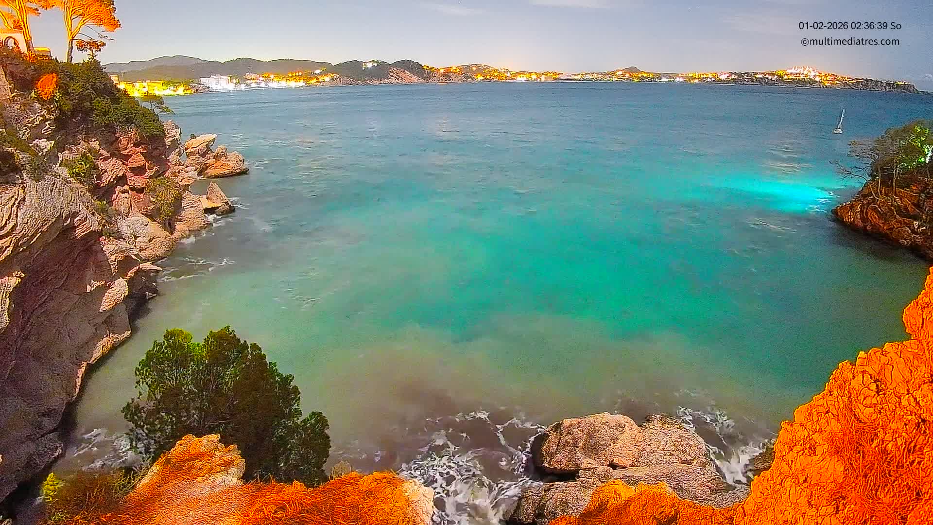 Mallorca Cala Fornells Bay  Live Cam - Balearic Islands, Spain