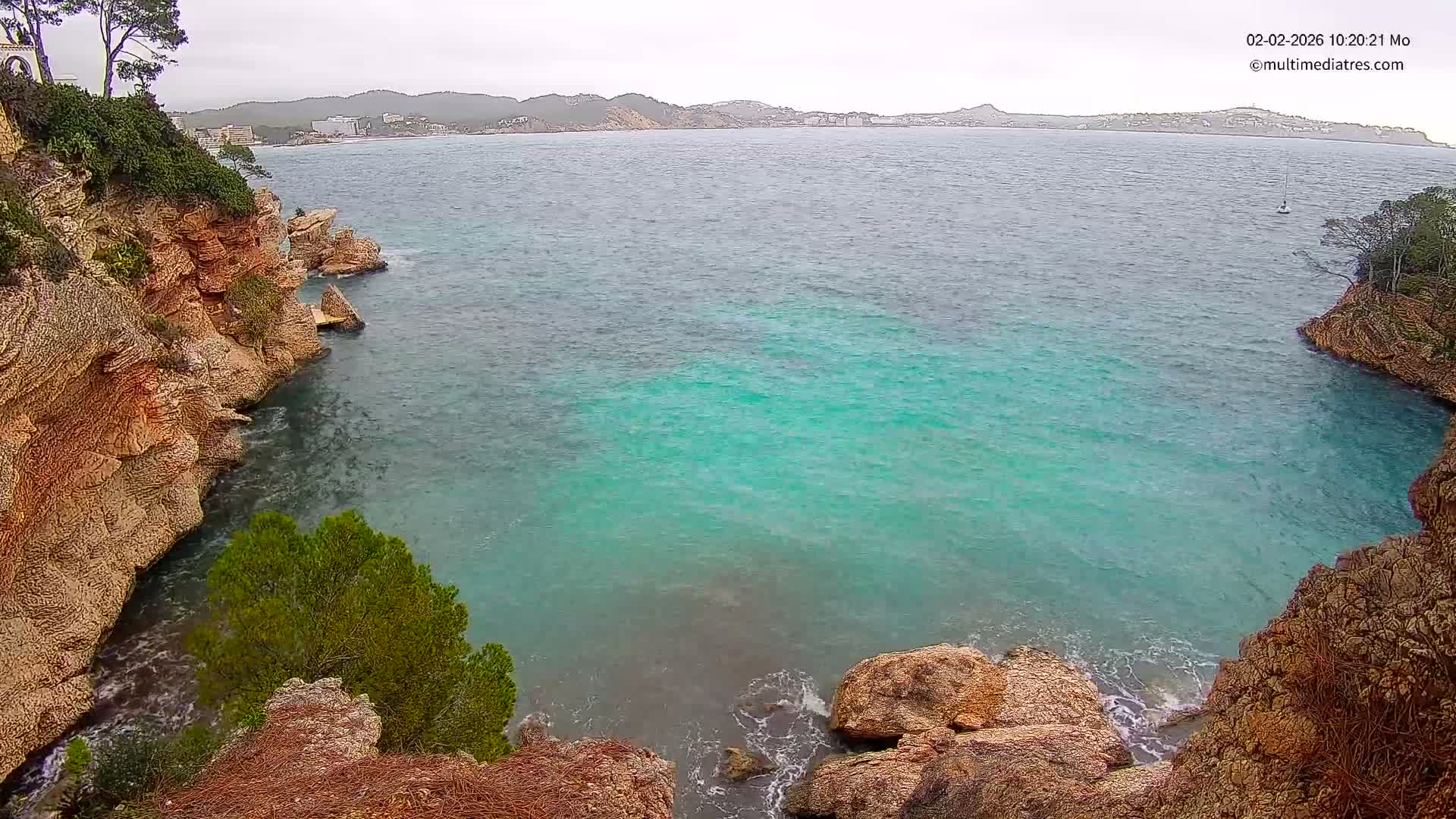 Mallorca Cala Fornells Bay  Live Cam - Balearic Islands, Spain