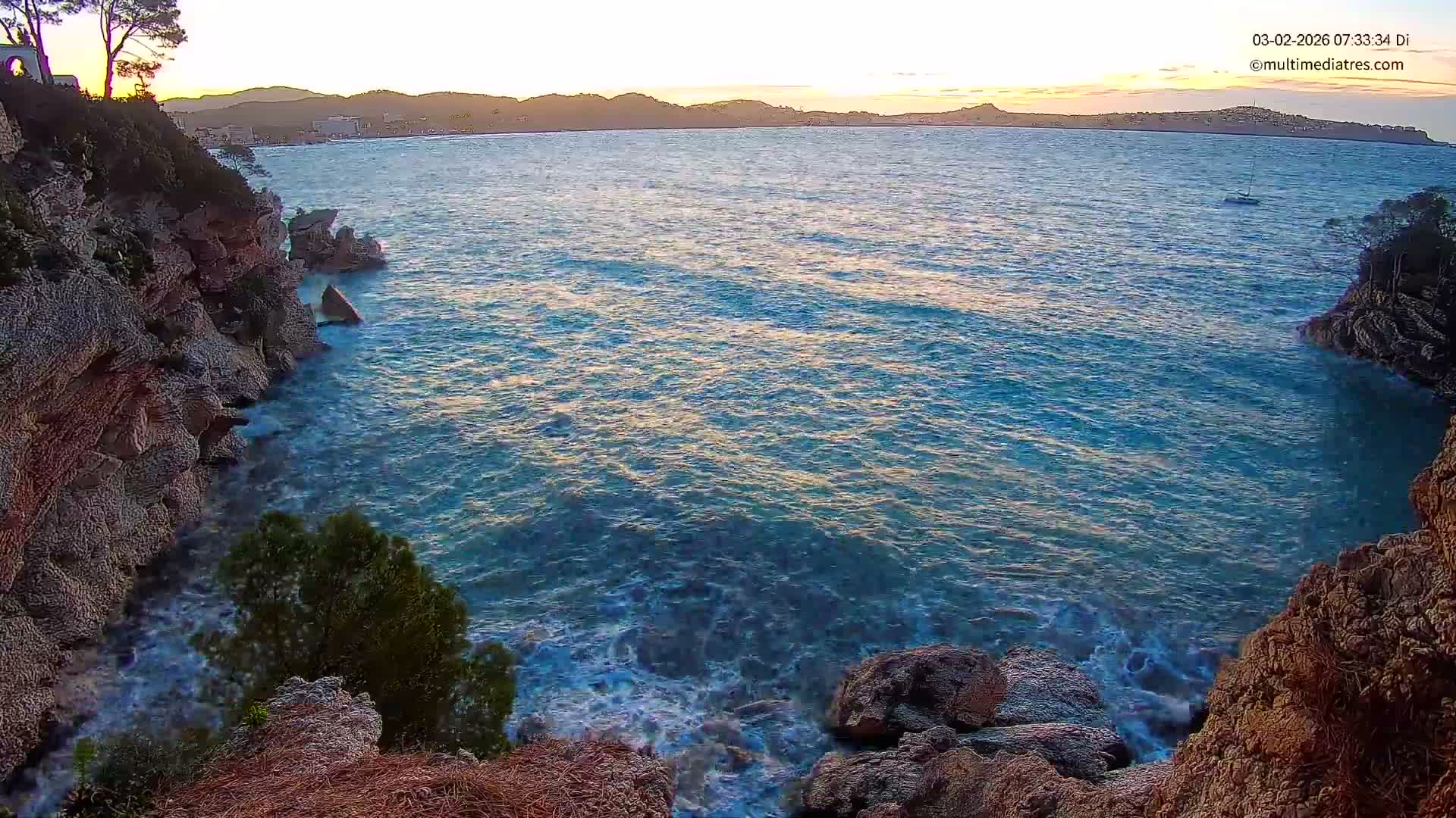 Mallorca Cala Fornells Bay  Live Cam - Balearic Islands, Spain
