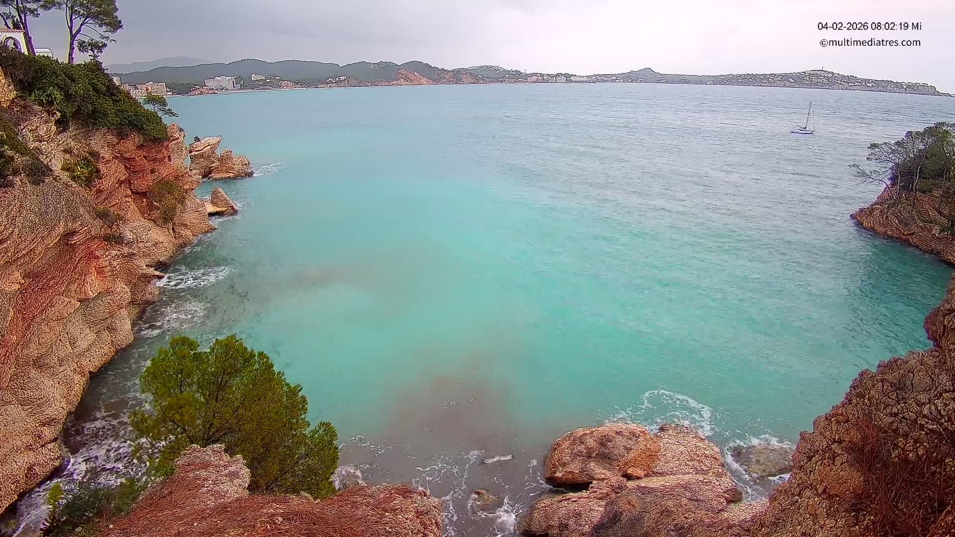 Mallorca Cala Fornells Bay  Live Cam - Balearic Islands, Spain