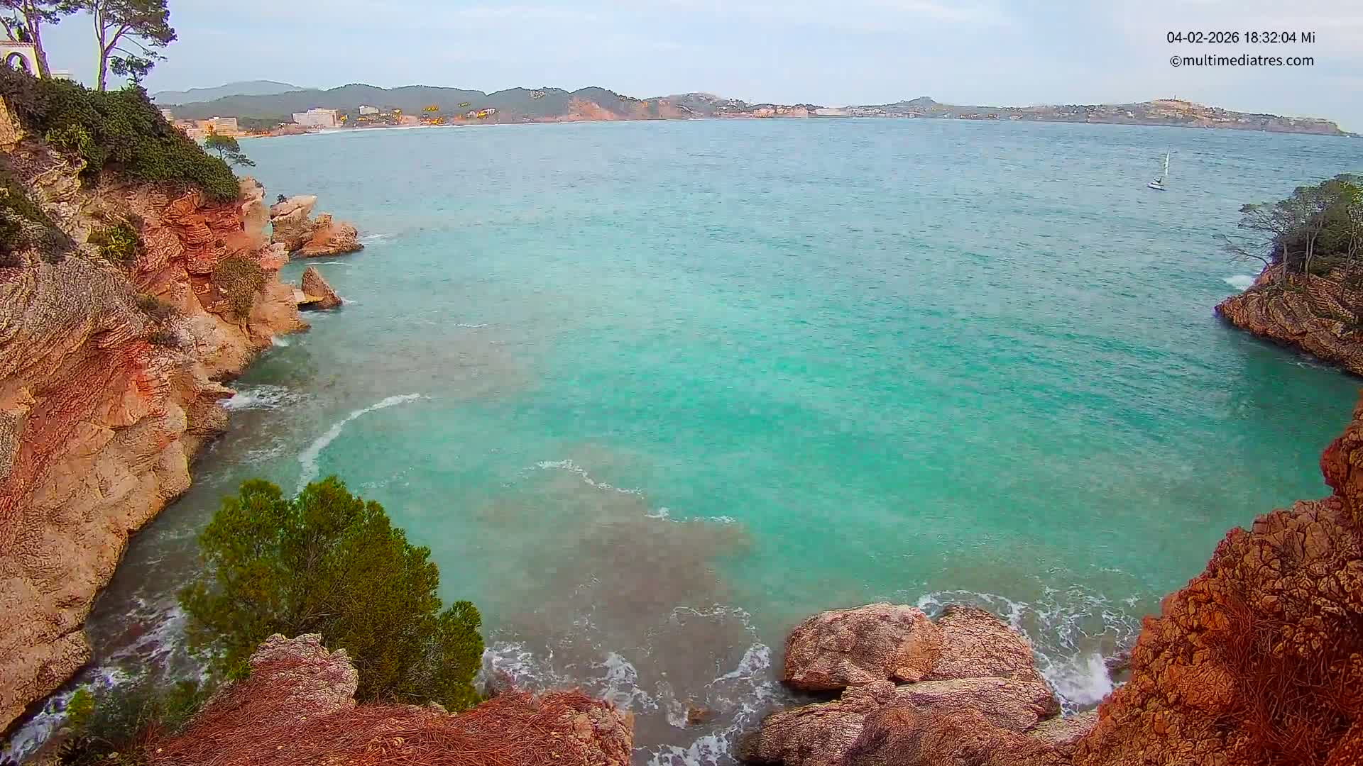 Mallorca Cala Fornells Bay  Live Cam - Balearic Islands, Spain