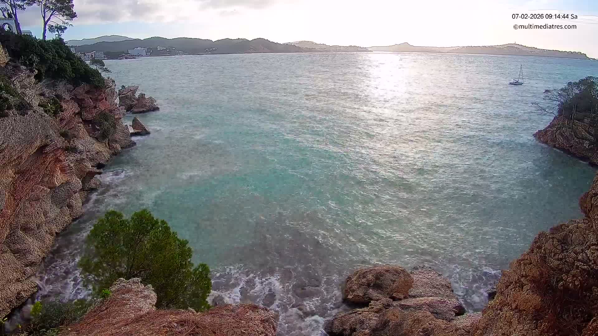 Mallorca Cala Fornells Bay  Live Cam - Balearic Islands, Spain