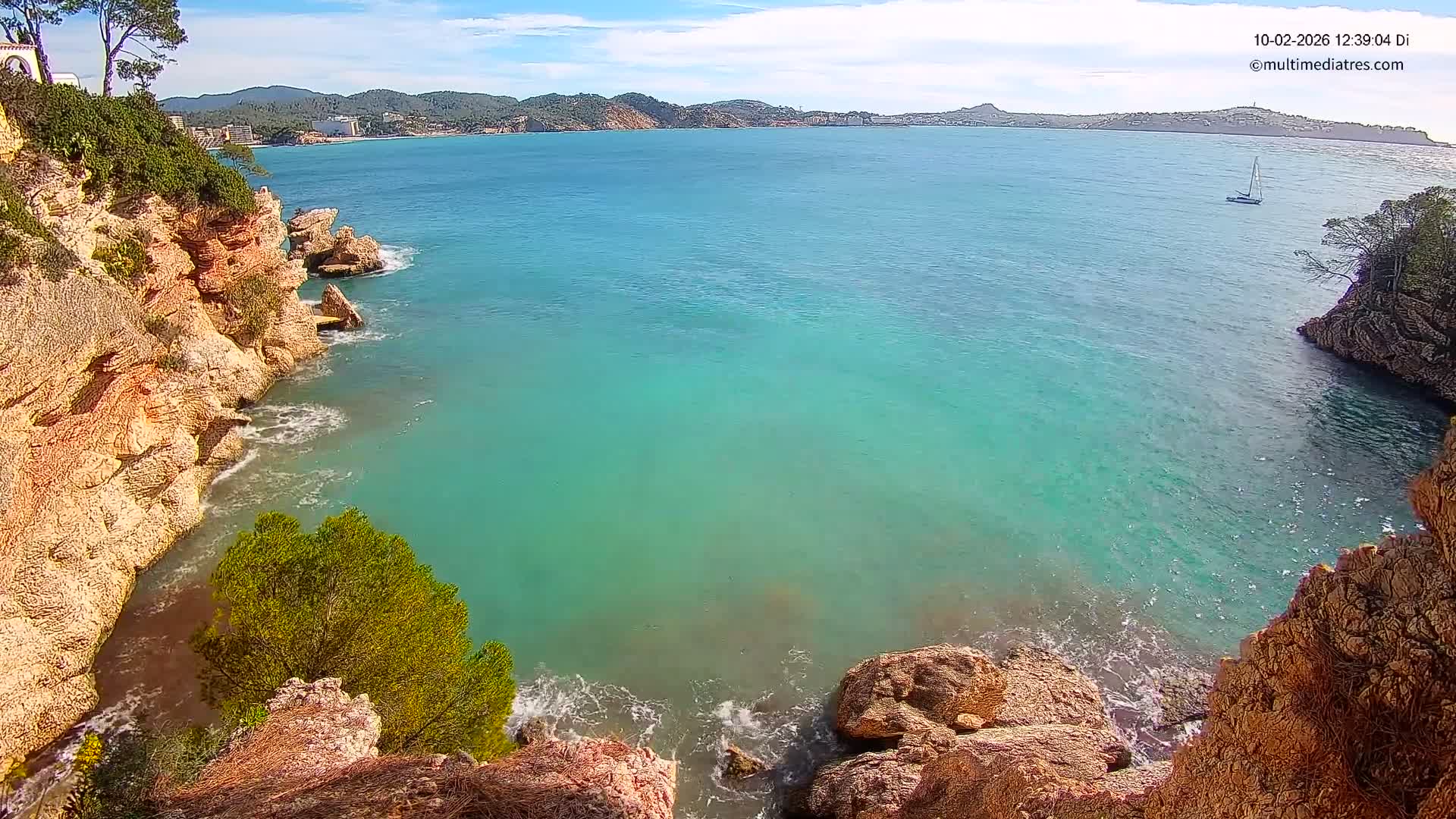 Mallorca Cala Fornells Bay  Live Cam - Balearic Islands, Spain