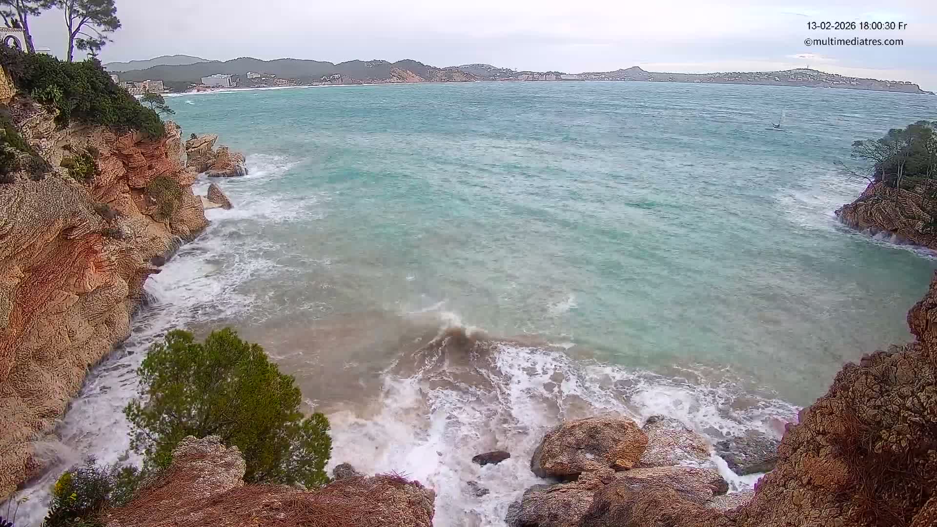Mallorca Cala Fornells Bay  Live Cam - Balearic Islands, Spain