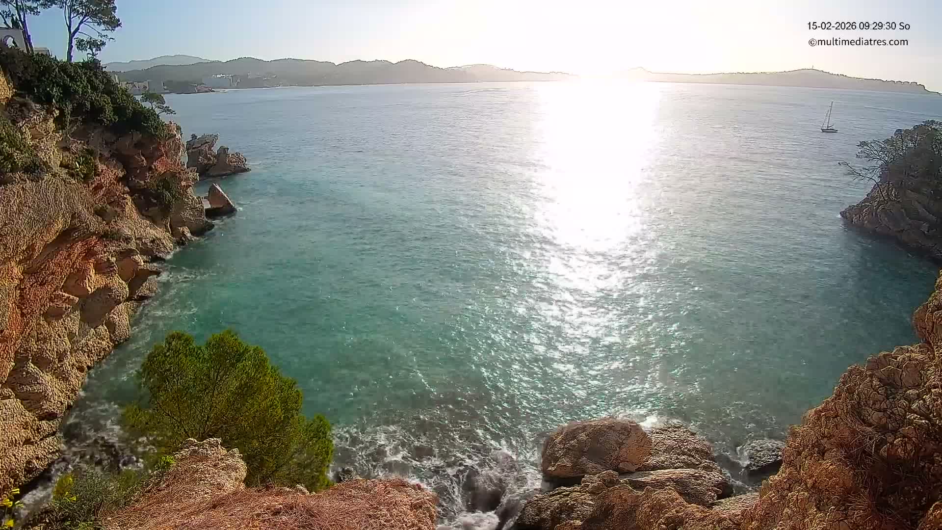 Mallorca Cala Fornells Bay  Live Cam - Balearic Islands, Spain