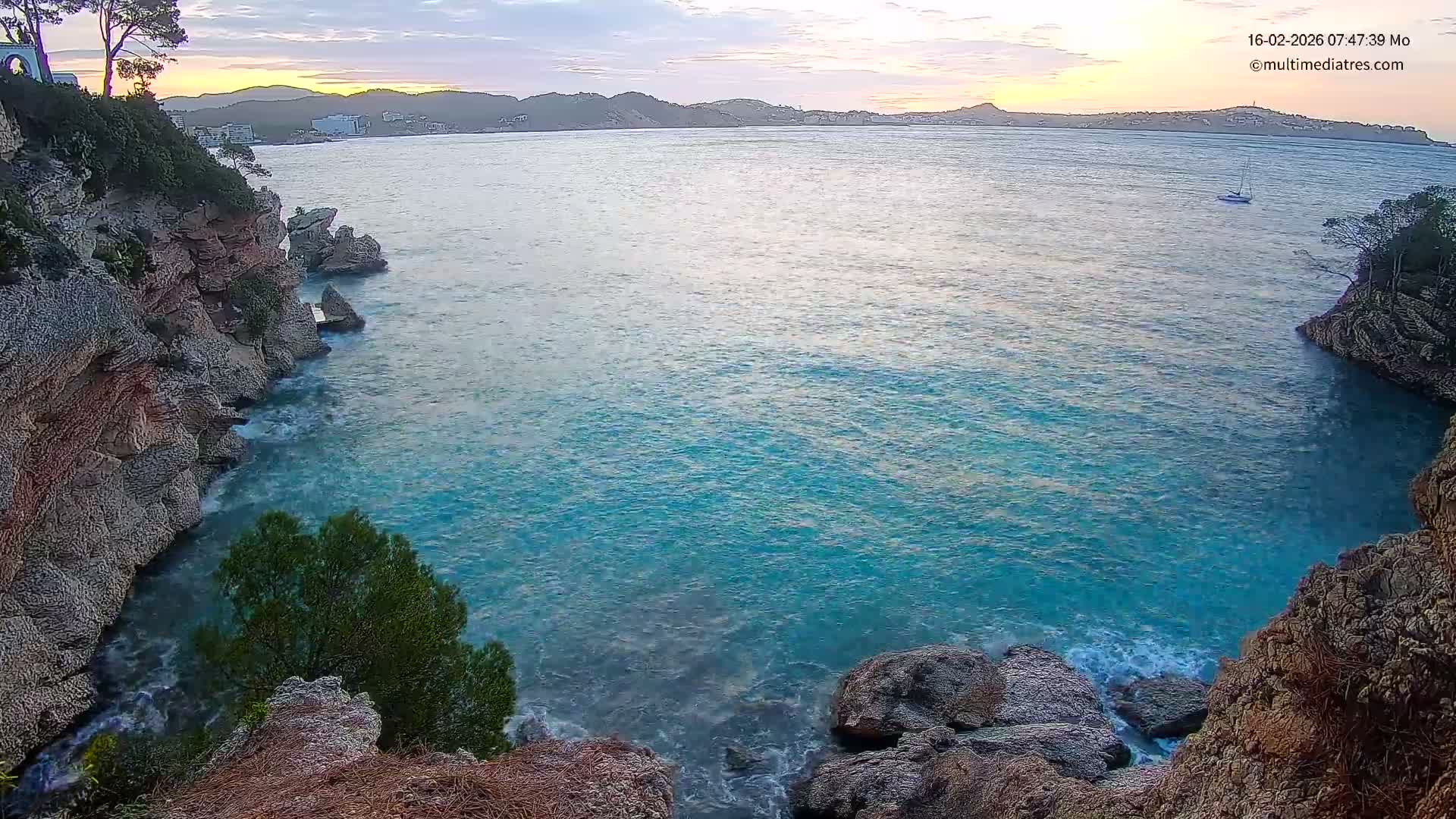 Mallorca Cala Fornells Bay  Live Cam - Balearic Islands, Spain