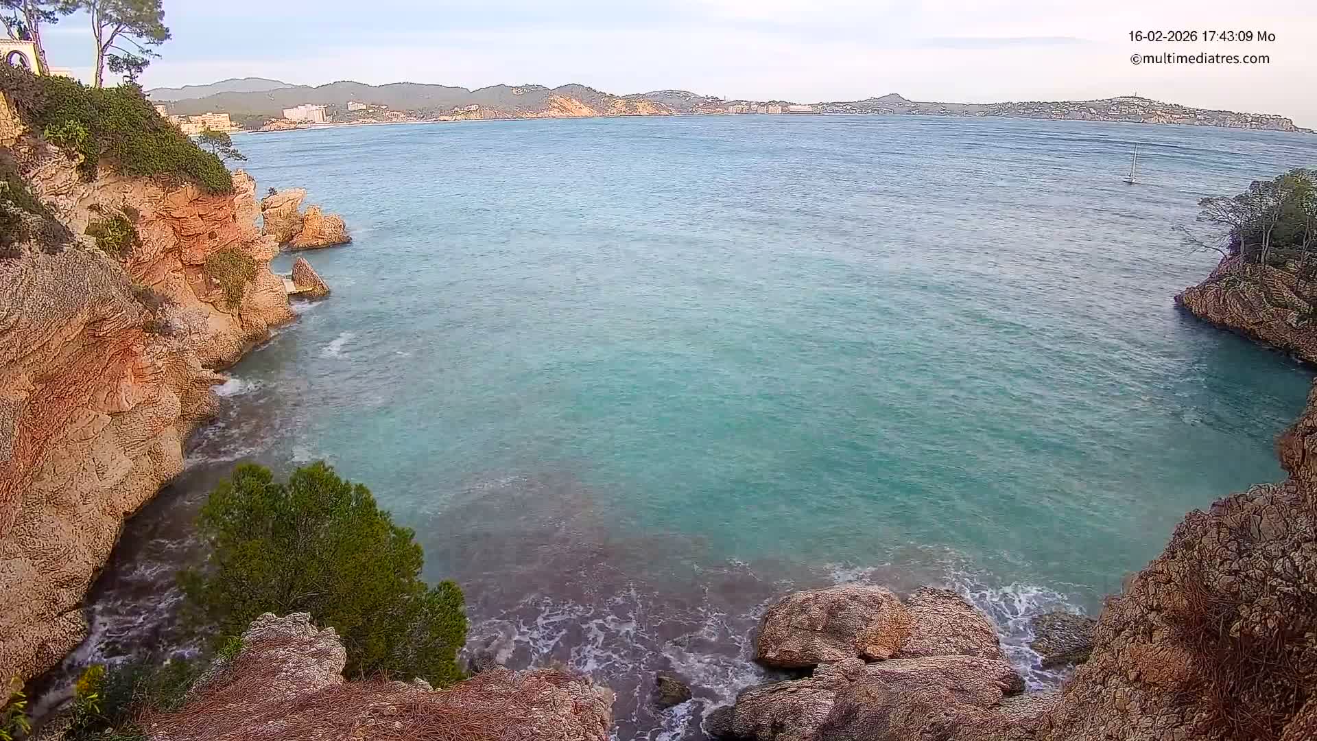 Mallorca Cala Fornells Bay  Live Cam - Balearic Islands, Spain