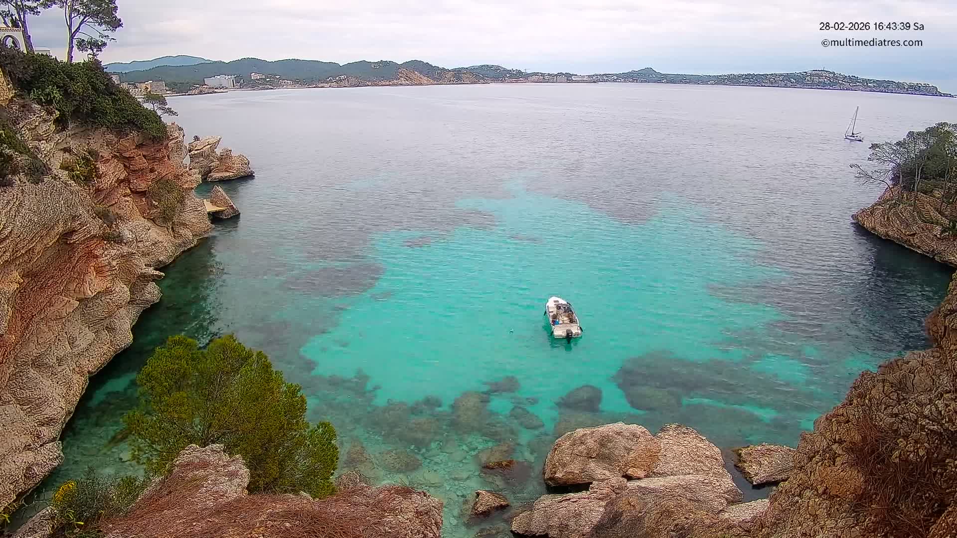 Mallorca Cala Fornells Bay  Live Cam - Balearic Islands, Spain