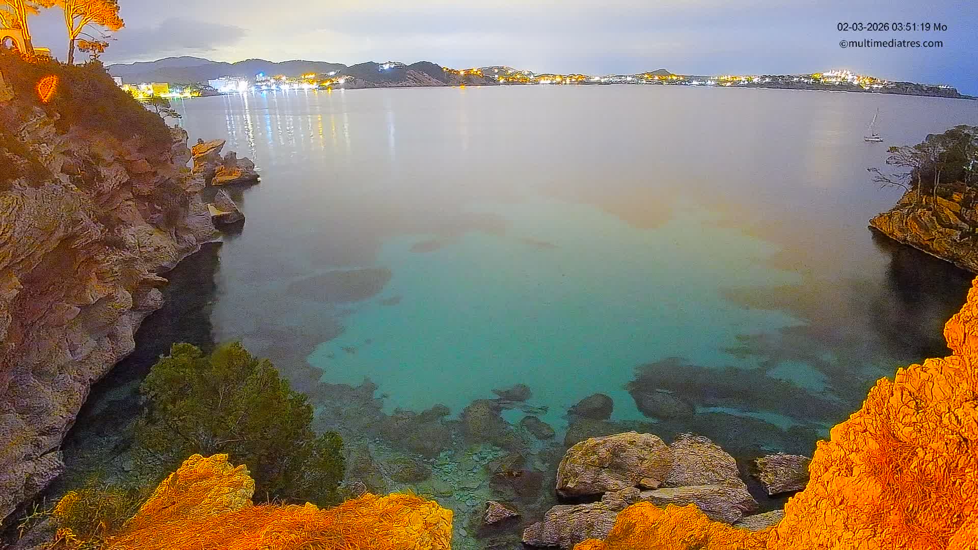 Mallorca Cala Fornells Bay  Live Cam - Balearic Islands, Spain