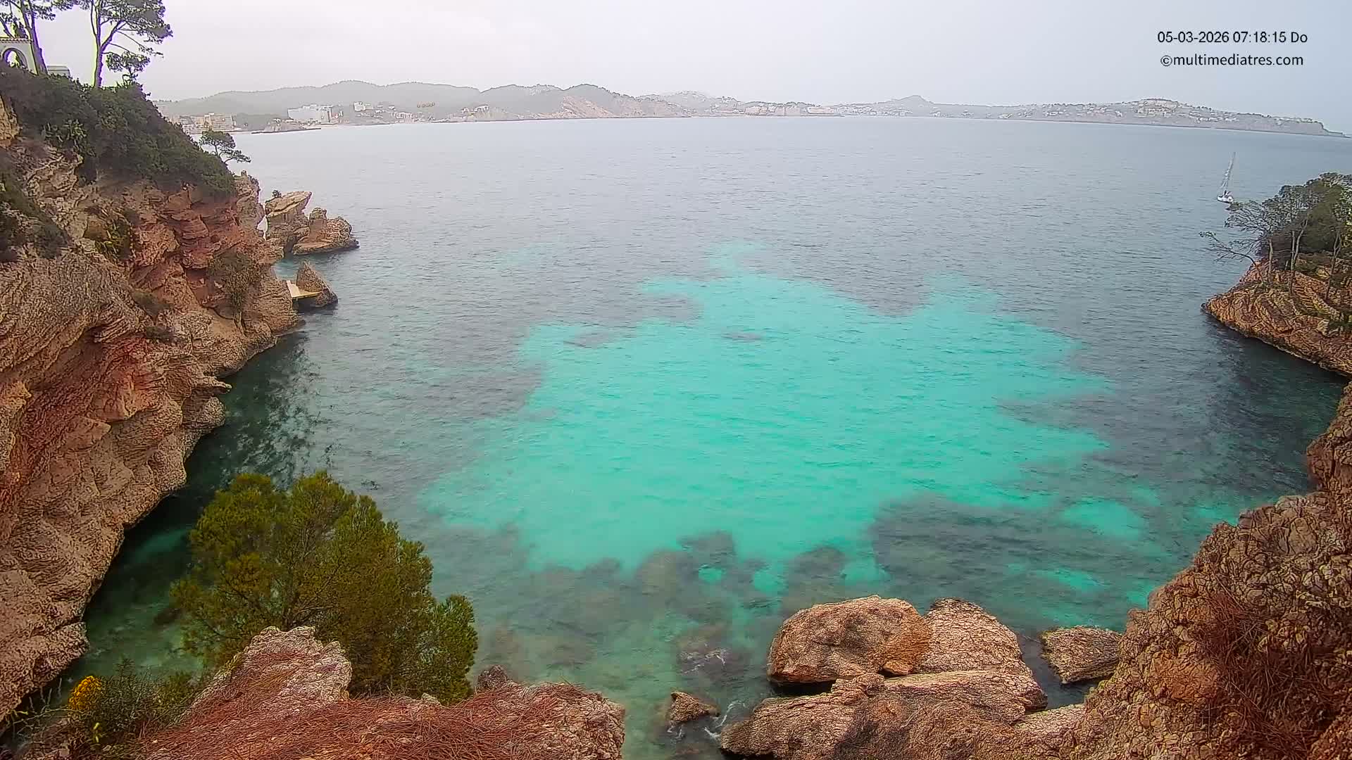 Mallorca Cala Fornells Bay  Live Cam - Balearic Islands, Spain