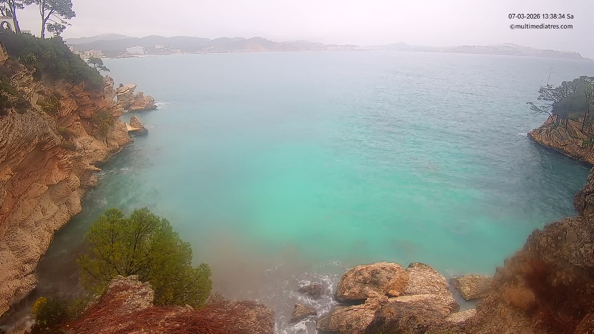 Mallorca Cala Fornells Bay  Live Cam - Balearic Islands, Spain