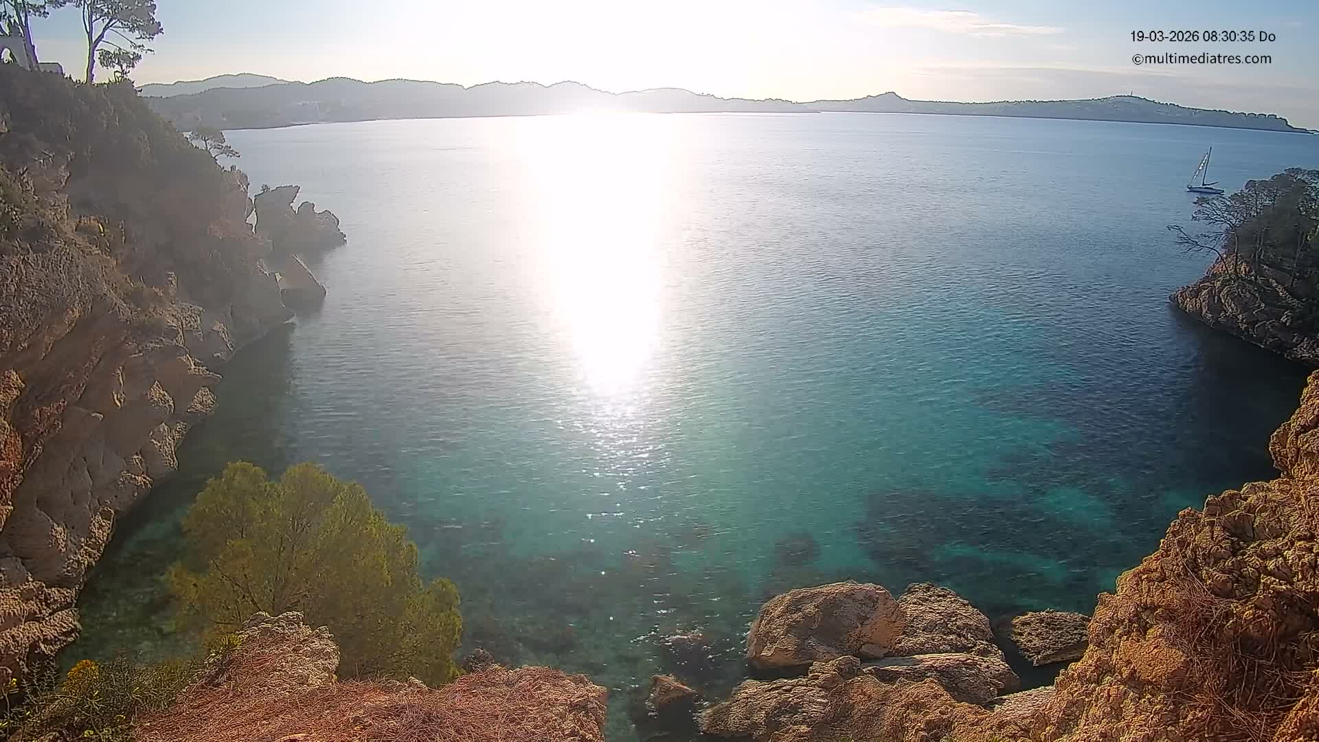 Mallorca Cala Fornells Bay  Live Cam - Balearic Islands, Spain