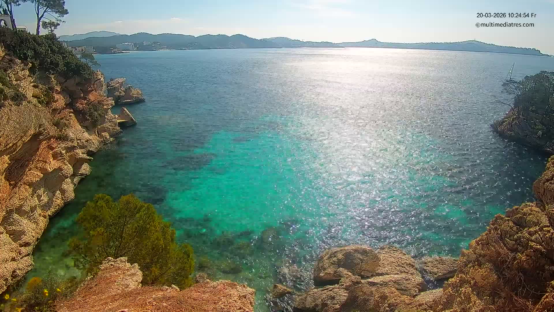 Mallorca Cala Fornells Bay  Live Cam - Balearic Islands, Spain