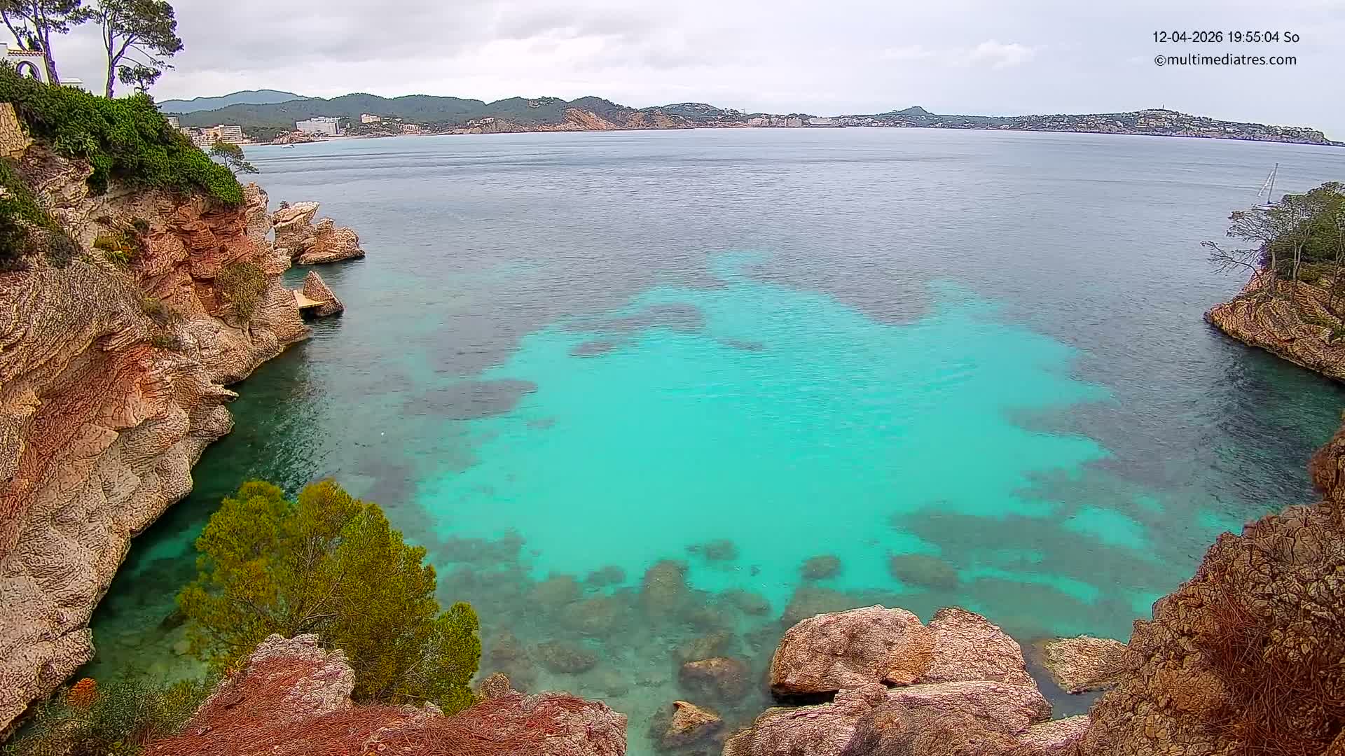 Mallorca Cala Fornells Bay  Live Cam - Balearic Islands, Spain