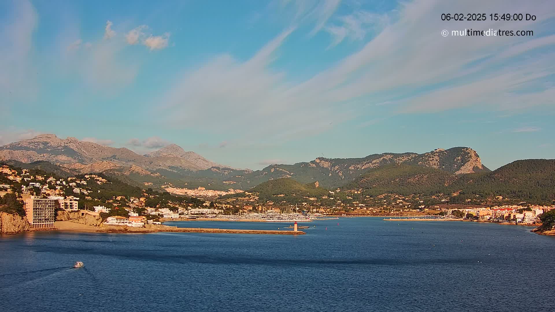 Mallorca Port d'Andratx Harbor Live Cam - Balearic Islands, Spain