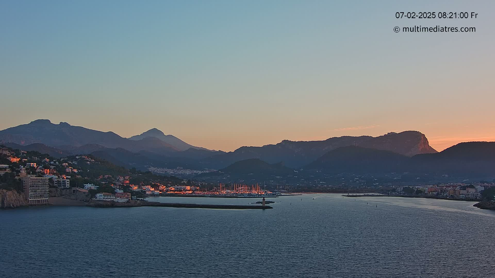 Mallorca Port d'Andratx Harbor Live Cam - Balearic Islands, Spain