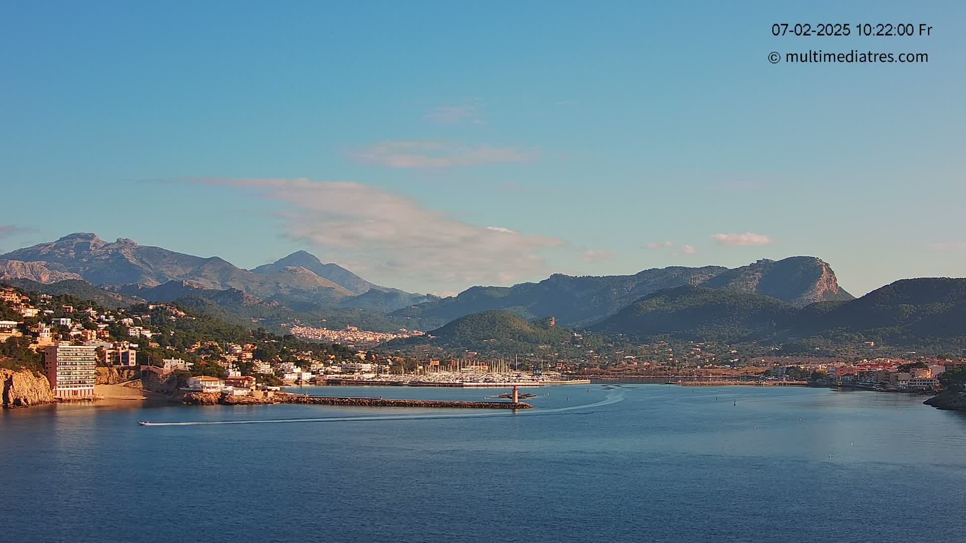 Mallorca Port d'Andratx Harbor Live Cam - Balearic Islands, Spain