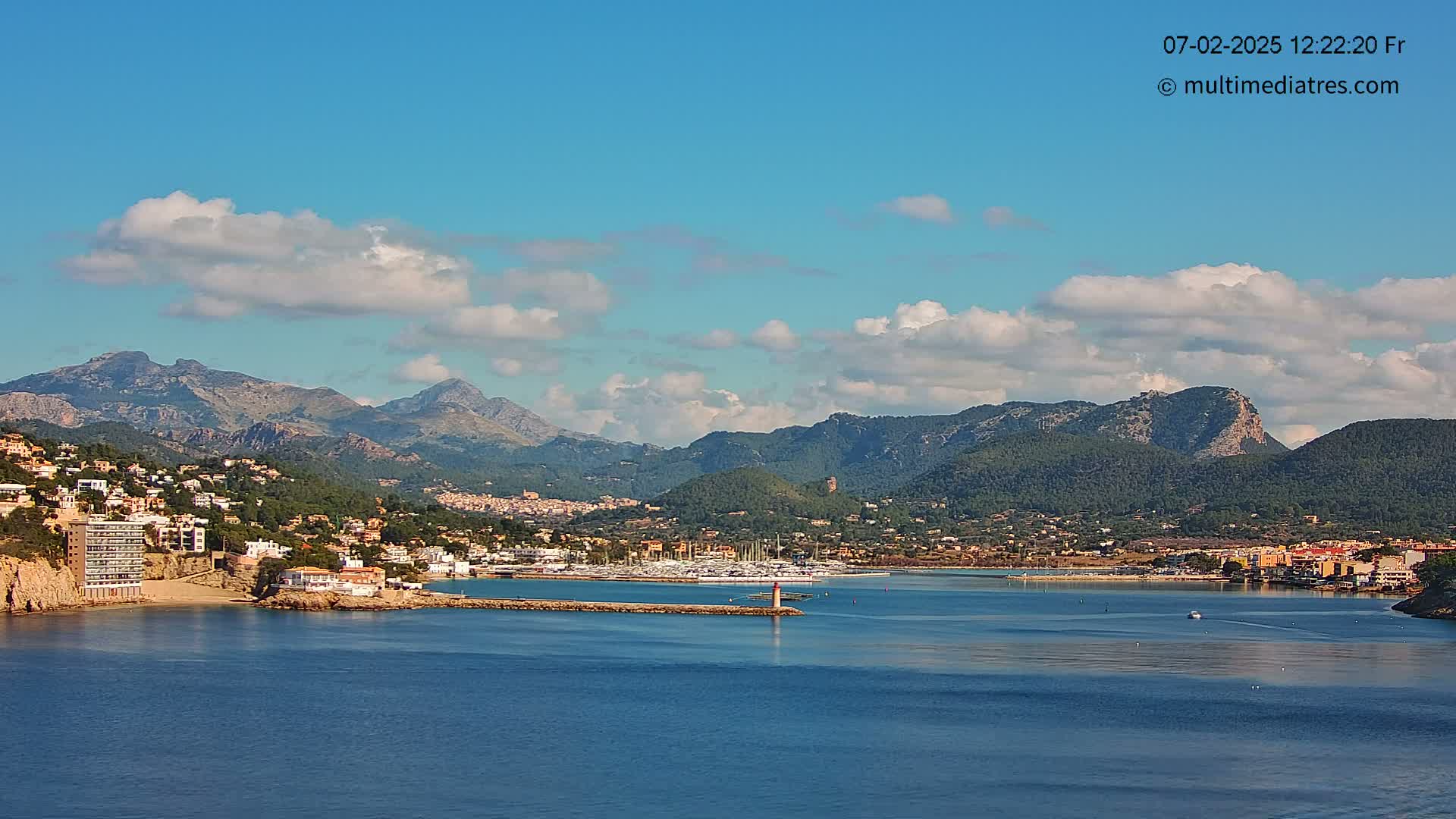 Mallorca Port d'Andratx Harbor Live Cam - Balearic Islands, Spain