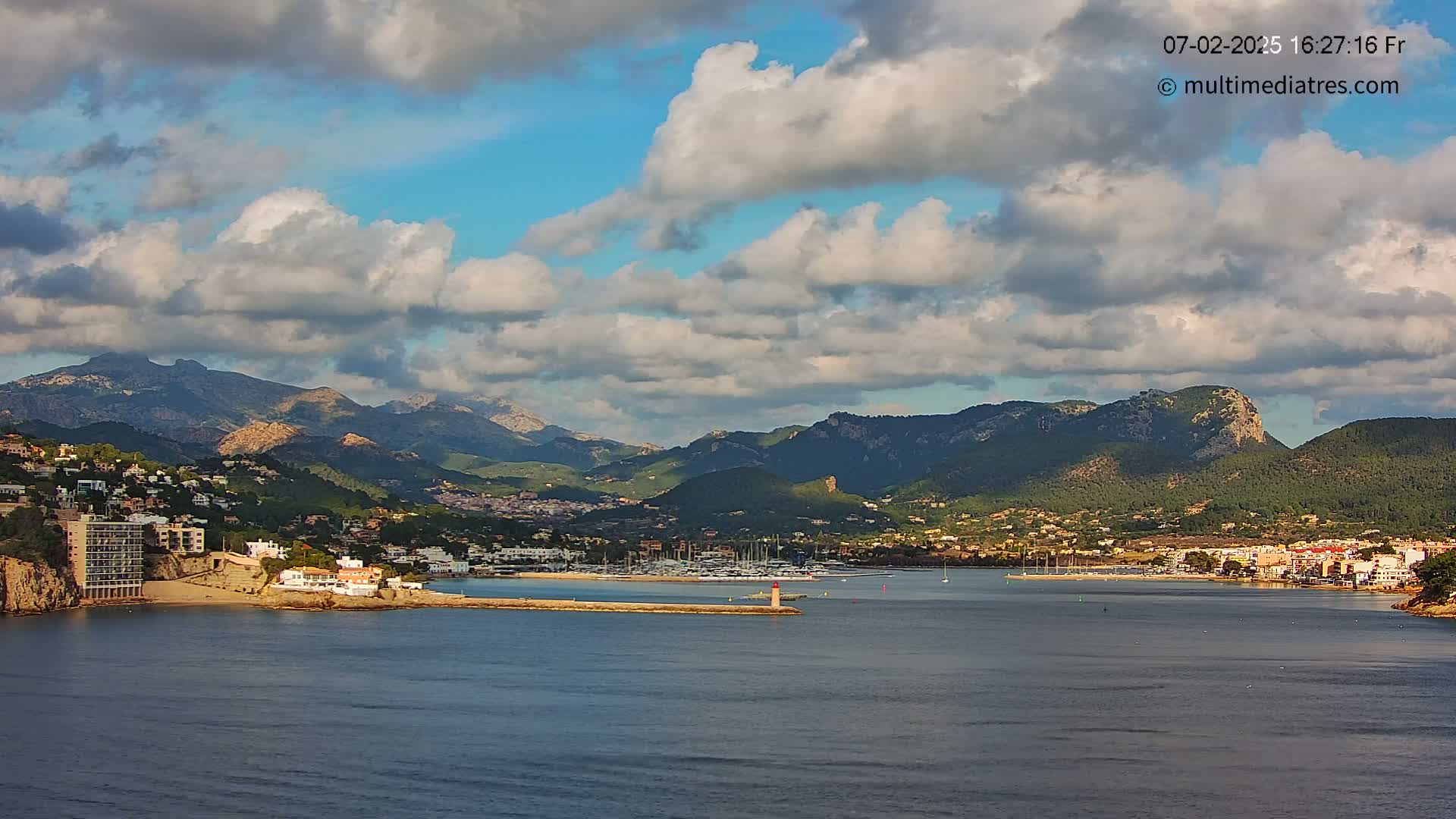 Mallorca Port d'Andratx Harbor Live Cam - Balearic Islands, Spain