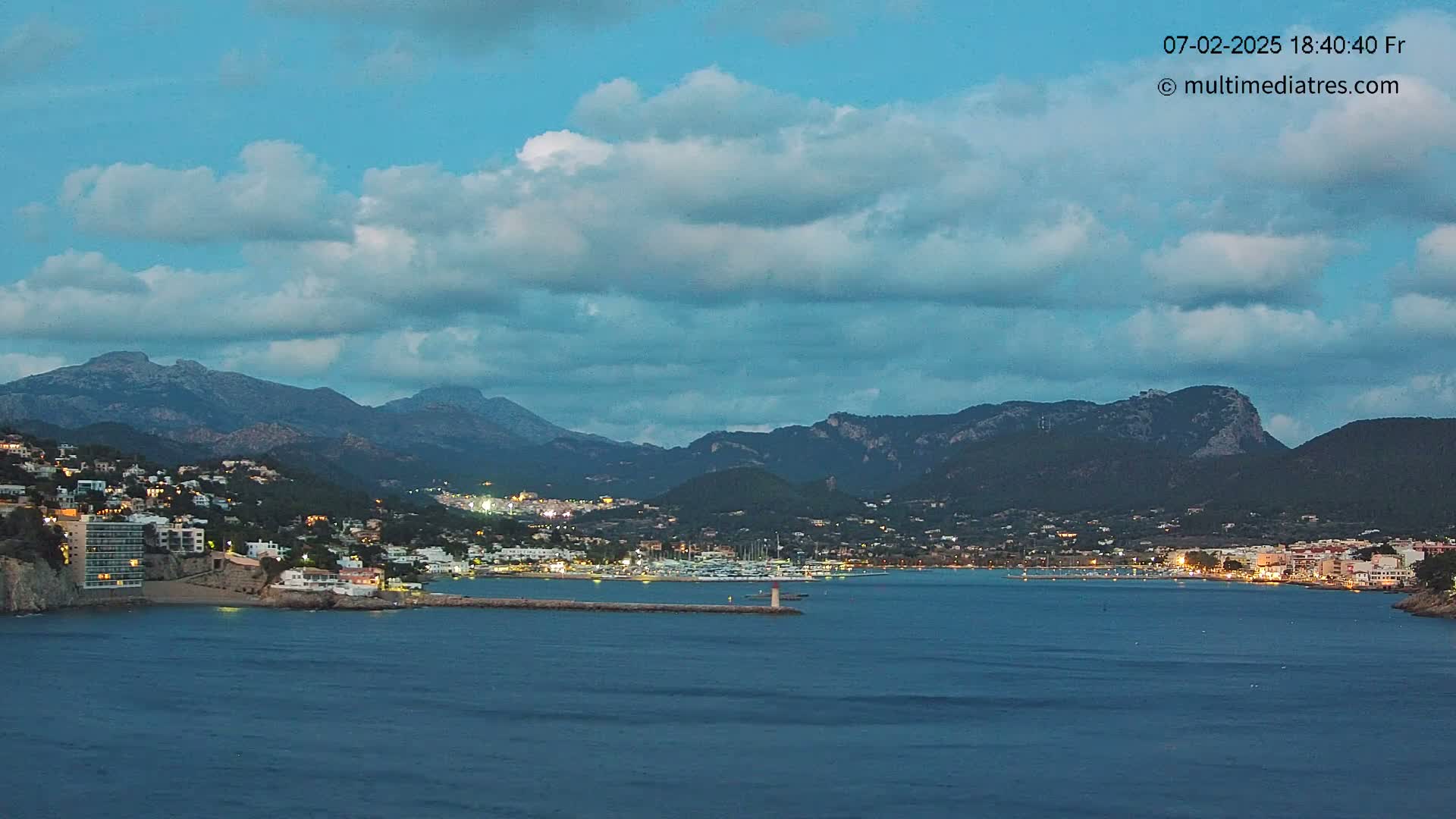 Mallorca Port d'Andratx Harbor Live Cam - Balearic Islands, Spain