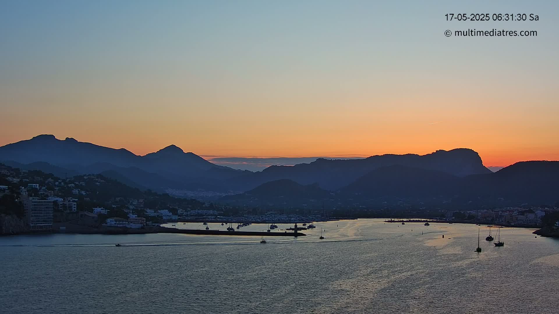 Mallorca Port d'Andratx Harbor Live Cam - Balearic Islands, Spain
