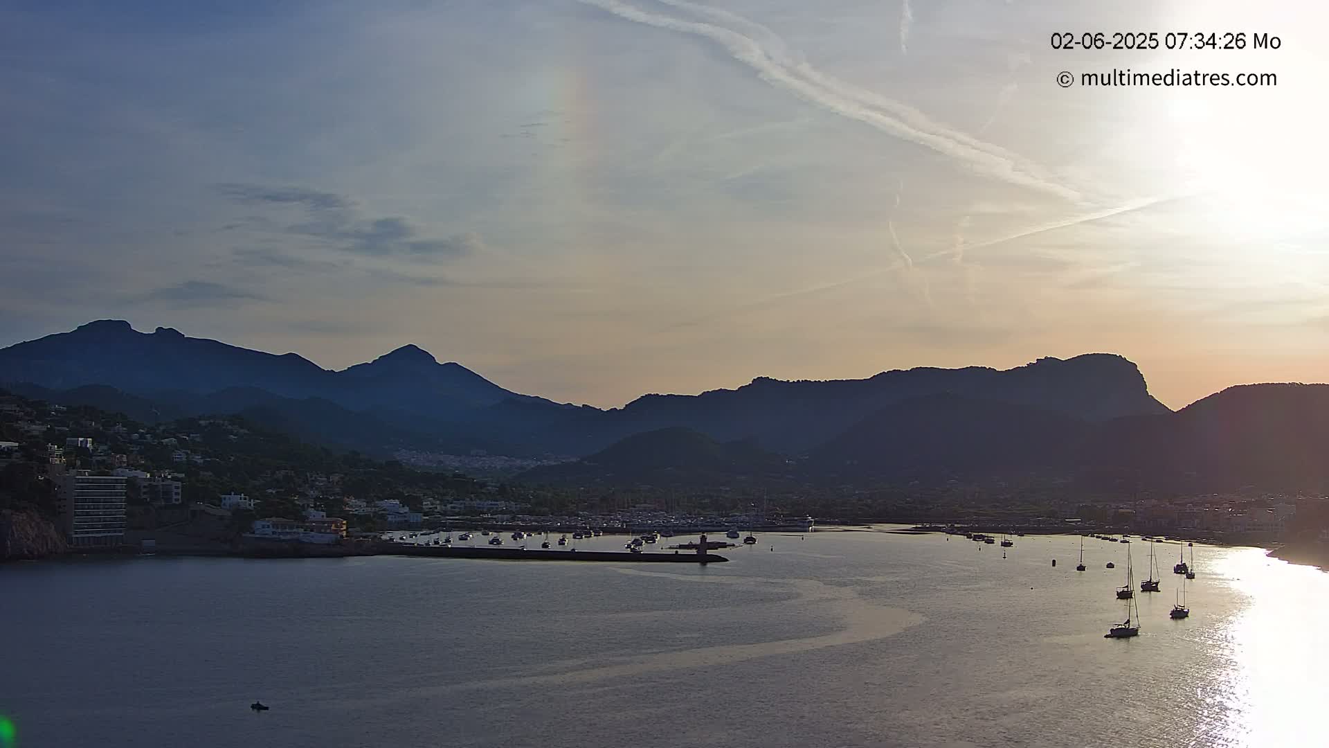 Mallorca Port d'Andratx Harbor Live Cam - Balearic Islands, Spain