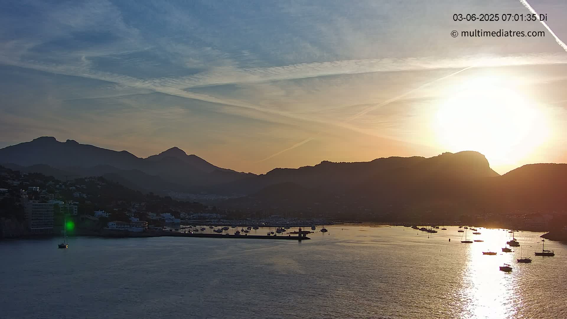 Mallorca Port d'Andratx Harbor Live Cam - Balearic Islands, Spain
