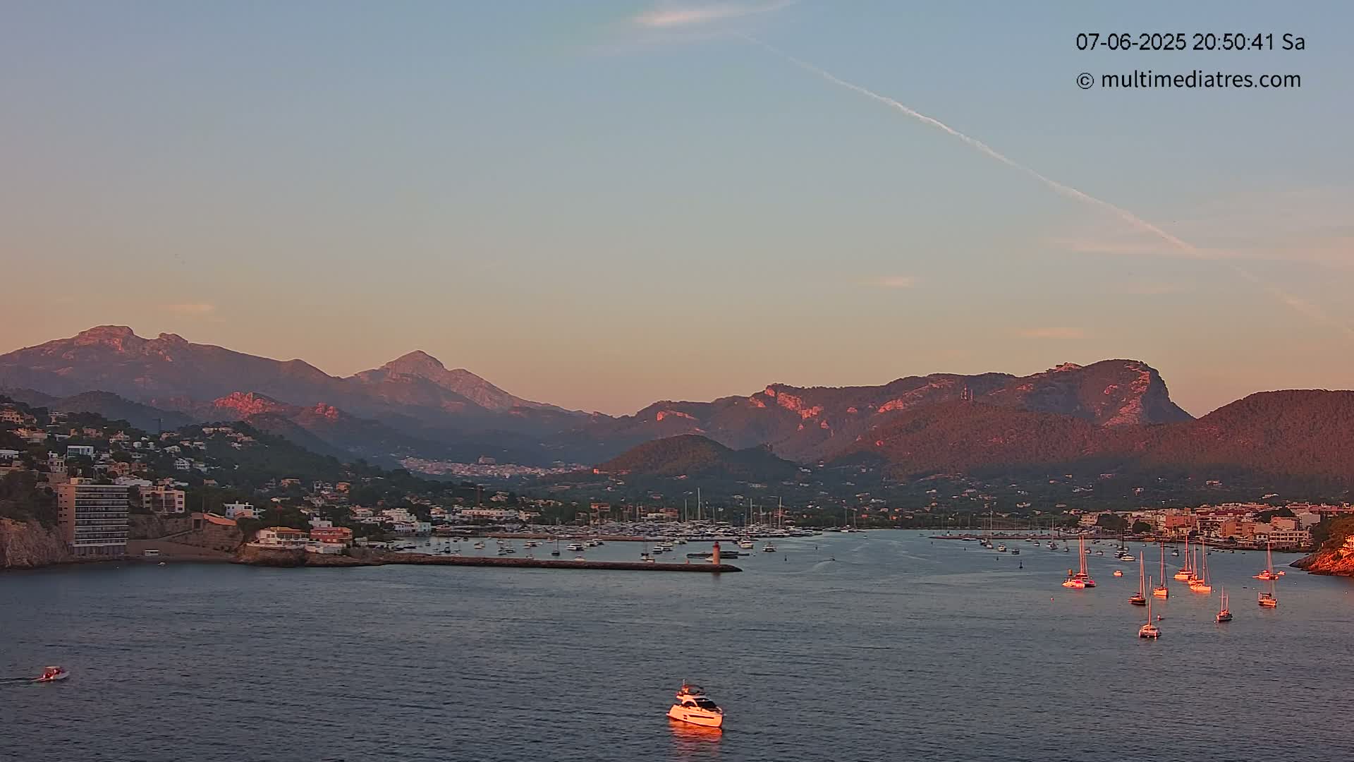 Mallorca Port d'Andratx Harbor Live Cam - Balearic Islands, Spain